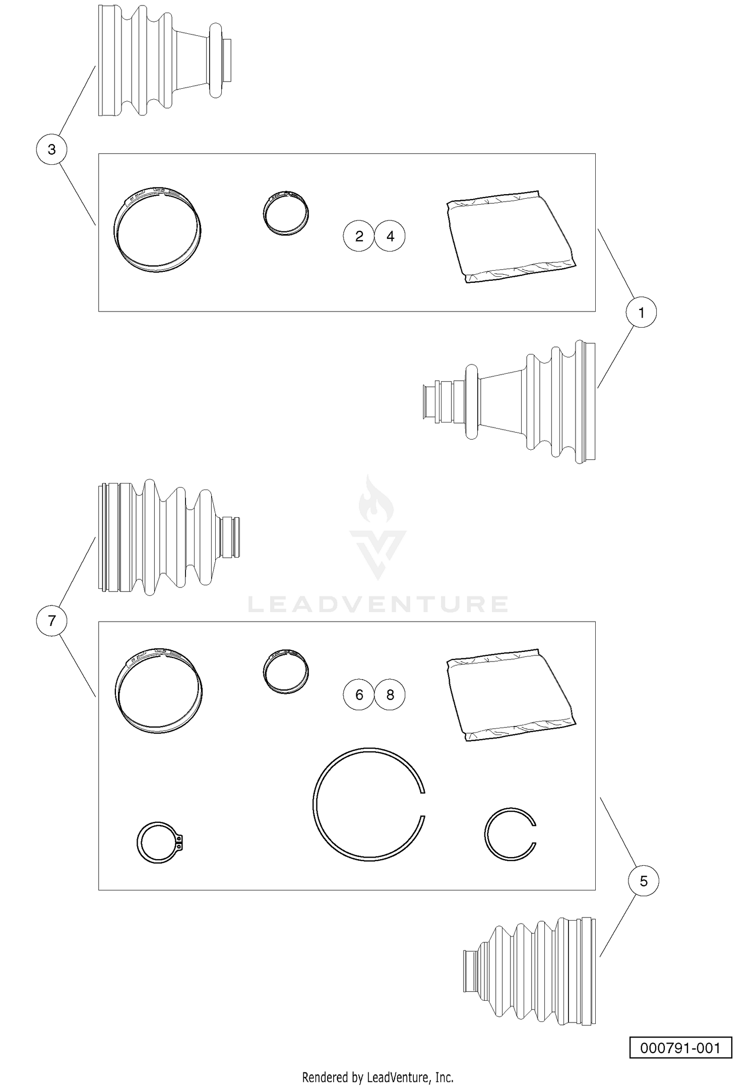 CV Boot Repair Kits
