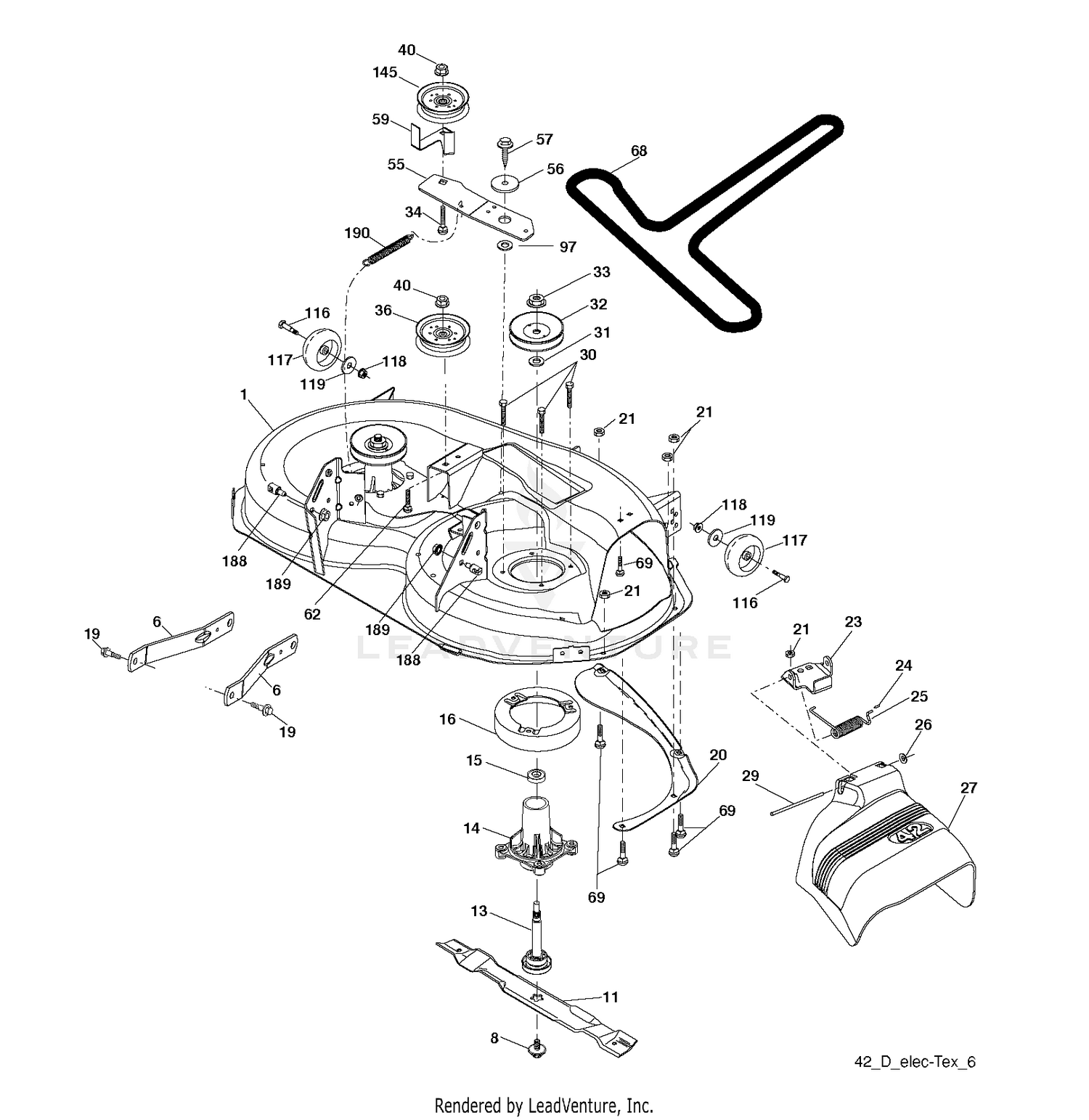 MOWER DECK / CUTTING DECK