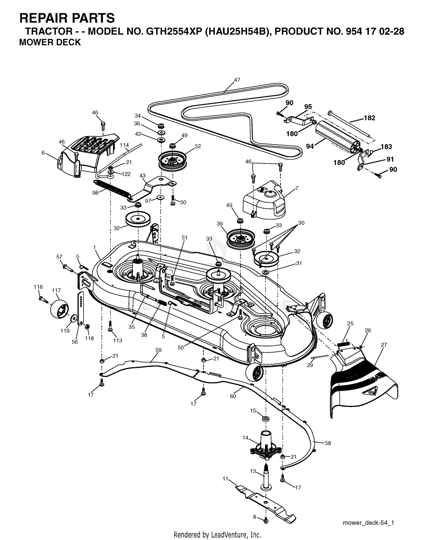 MOWER DECK / CUTTING DECK