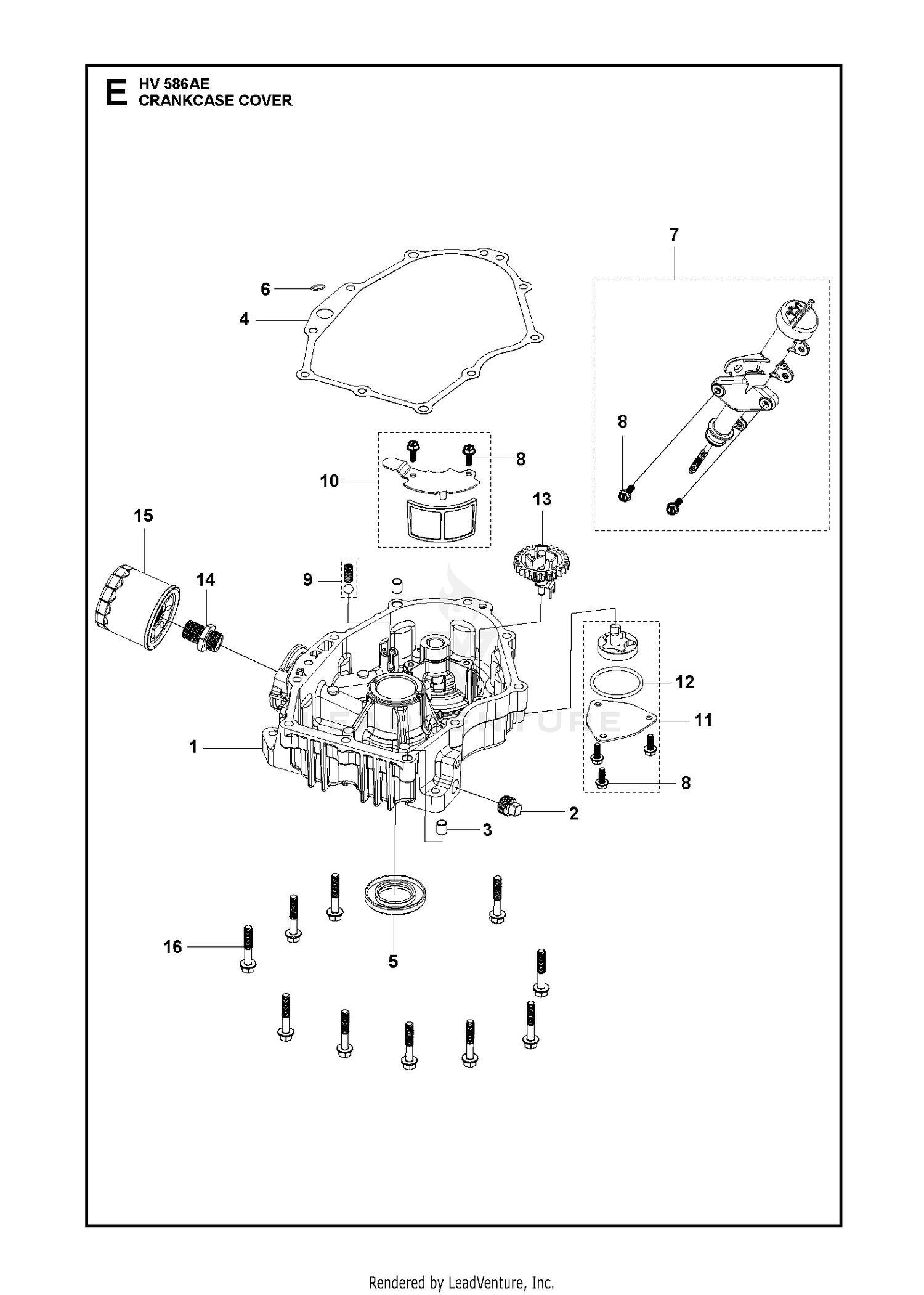 CRANKCASE COVER