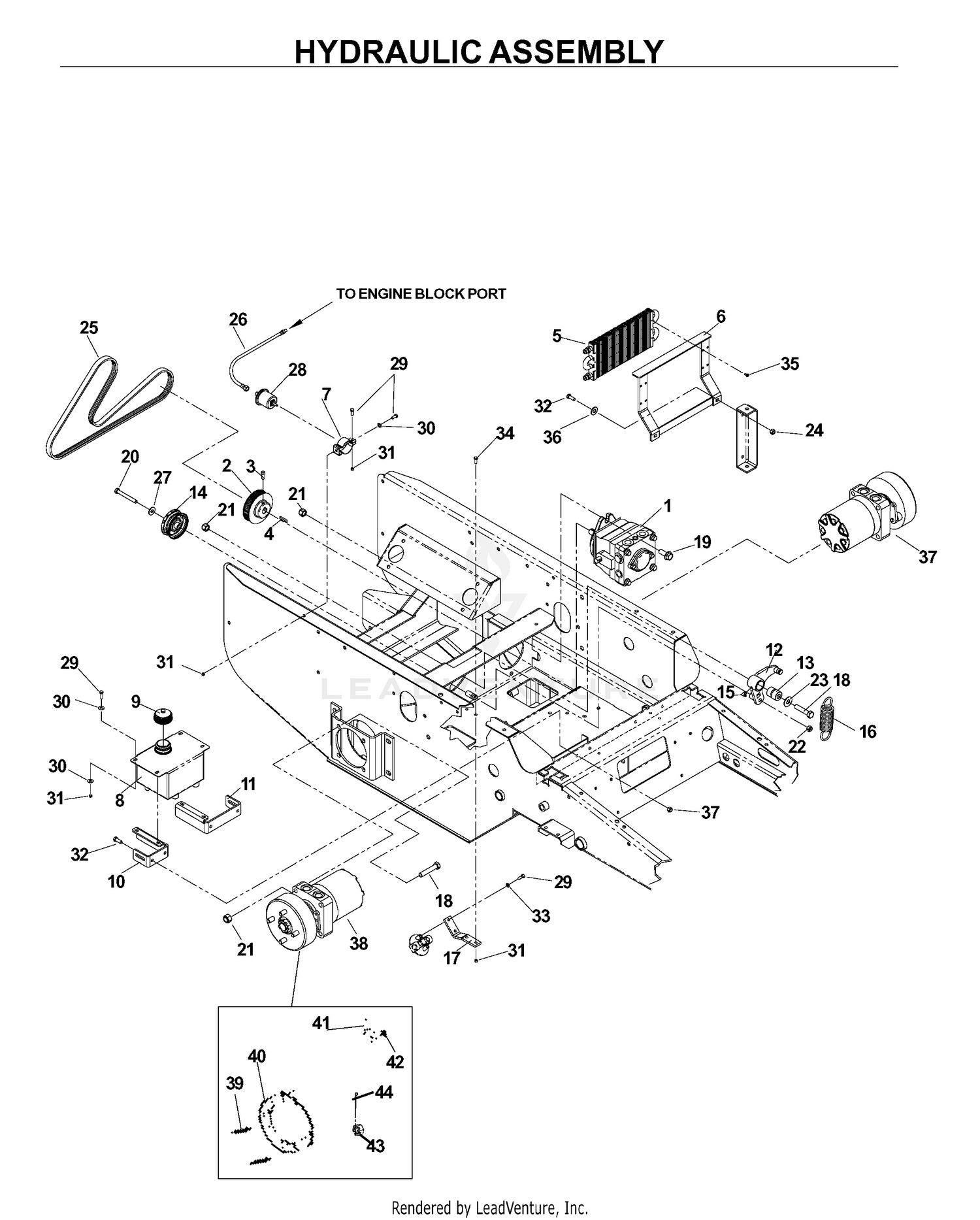 HYDRAULIC PUMP - MOTOR 2