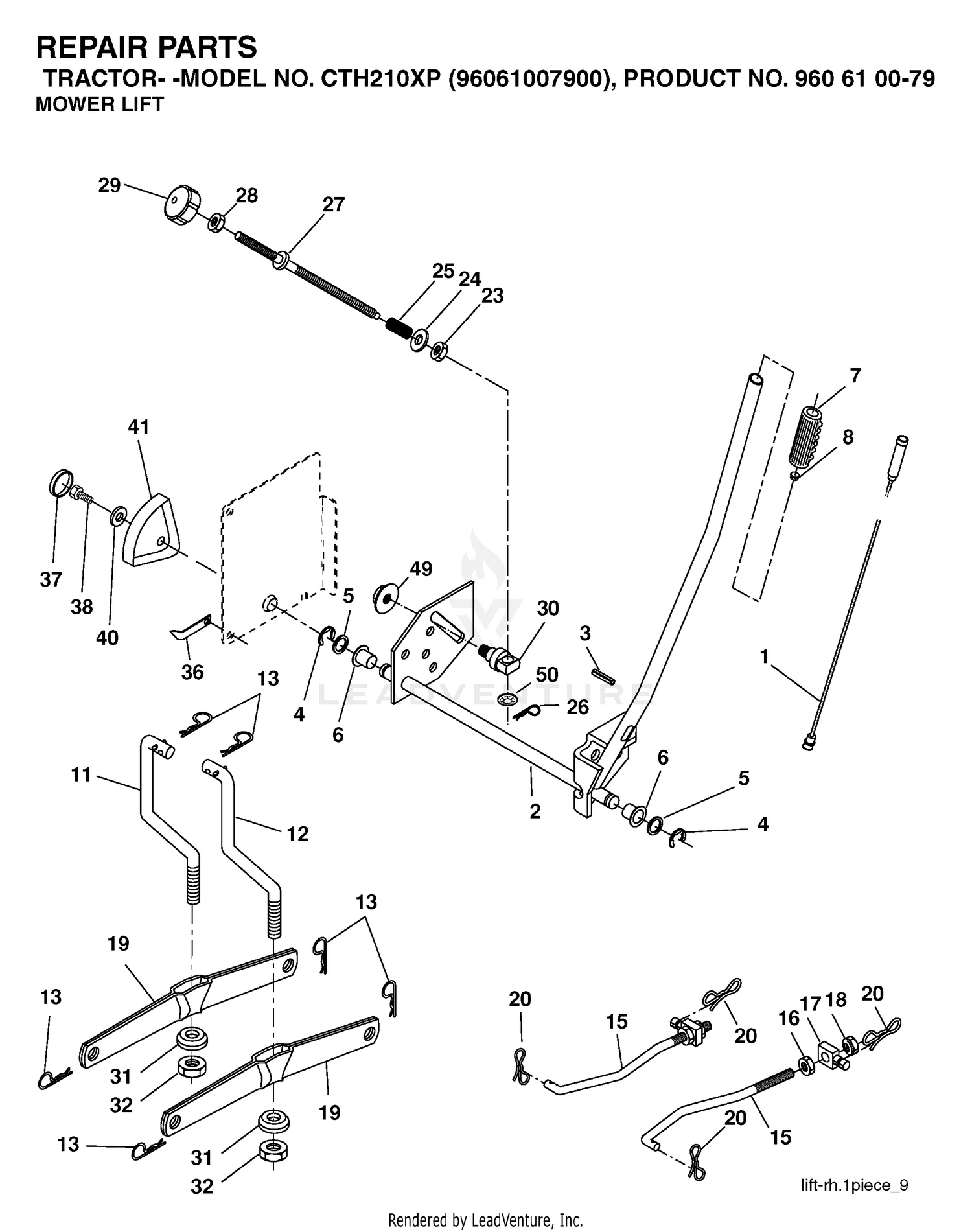 MOWER LIFT / DECK LIFT