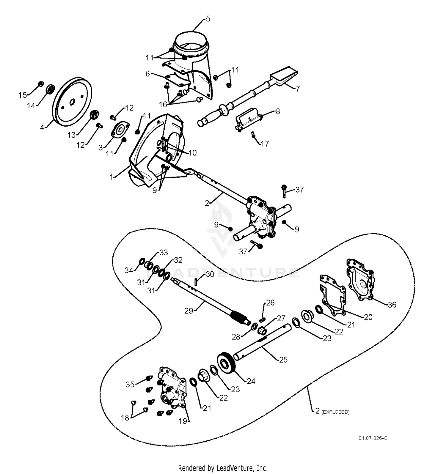 AUGER HOUSING & IMPELLER 5