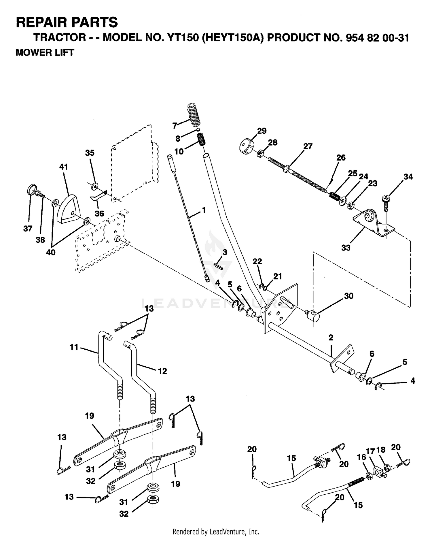 MOWER LIFT / DECK LIFT