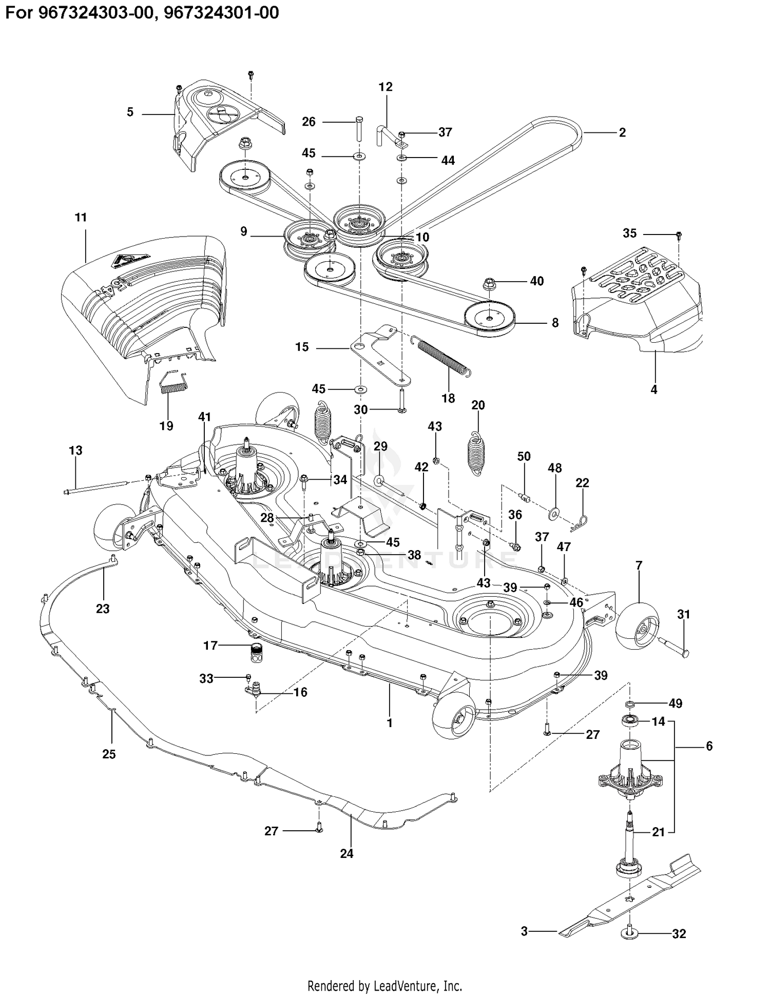 MOWER DECK / CUTTING DECK