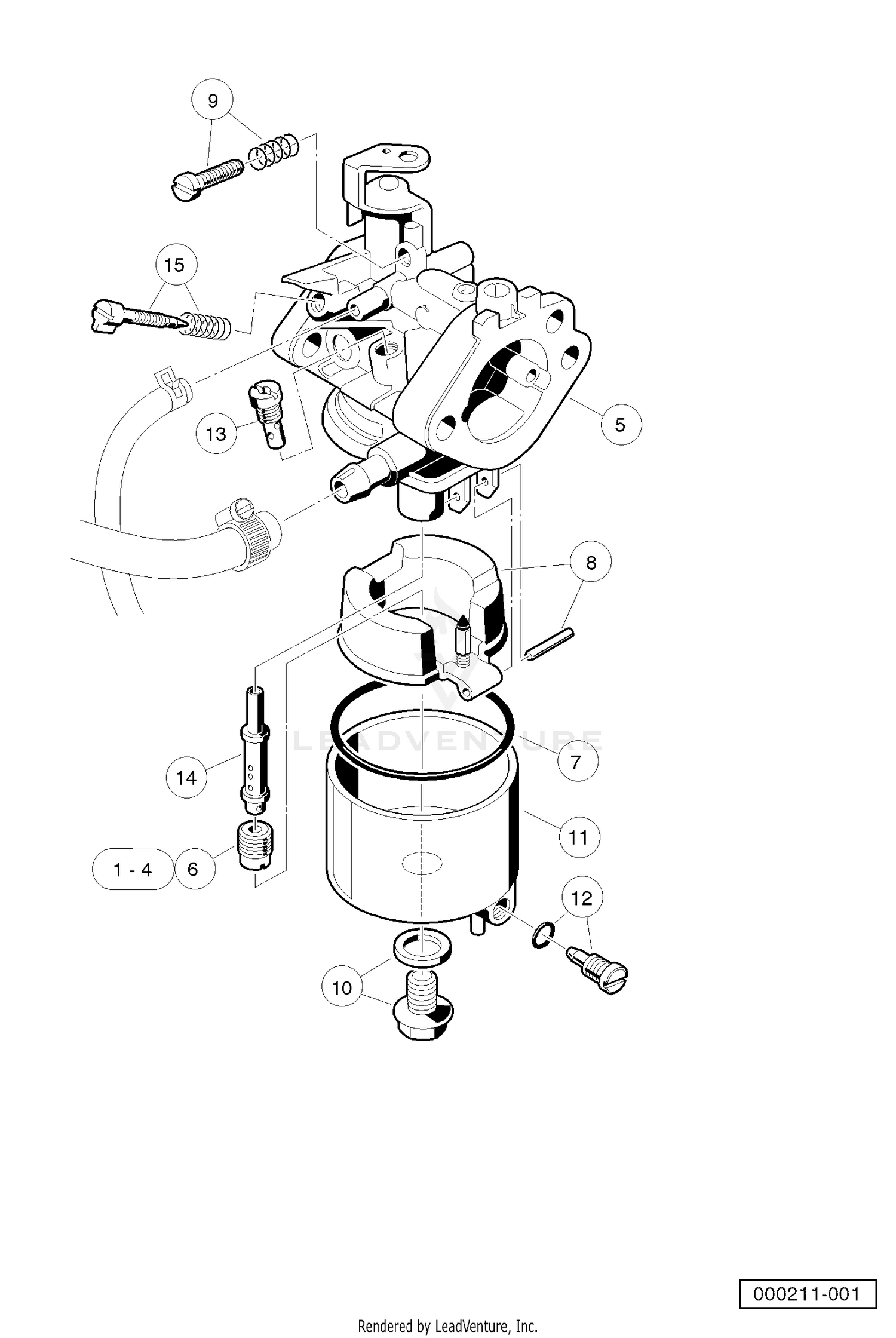 Carburetor Assembly - FE290