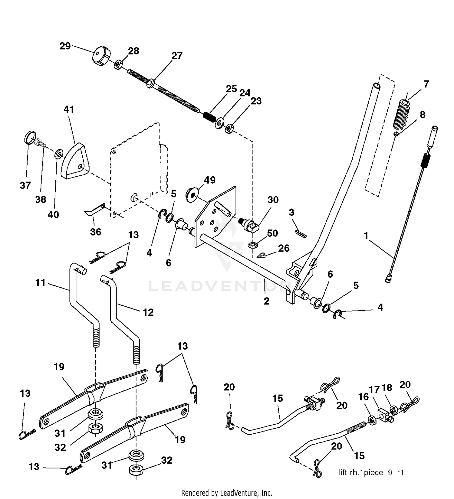 MOWER LIFT / DECK LIFT