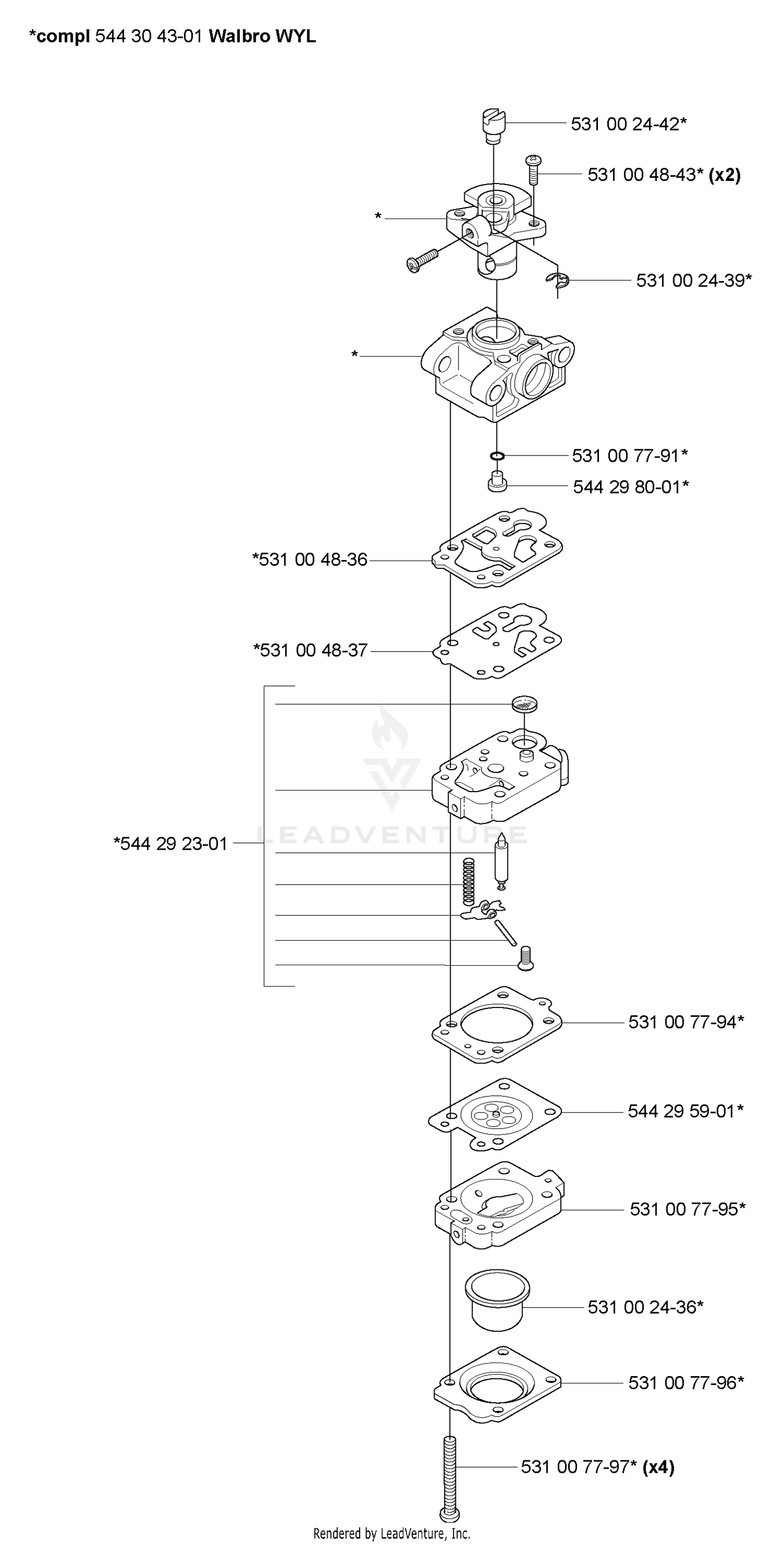 Carburetor Parts (Walbro WYL)