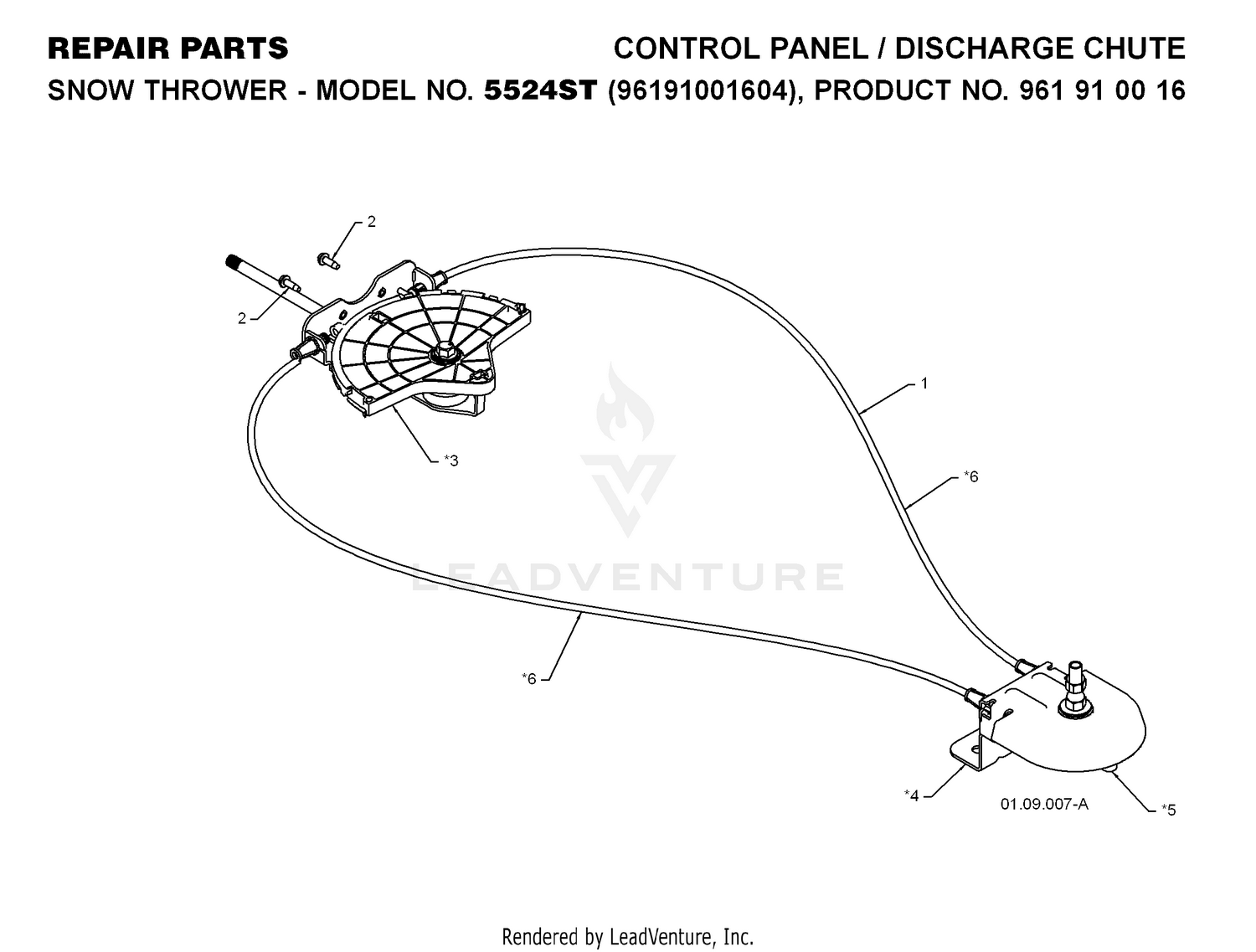 CONTROL PANEL & DISCHARGE CHUTE
