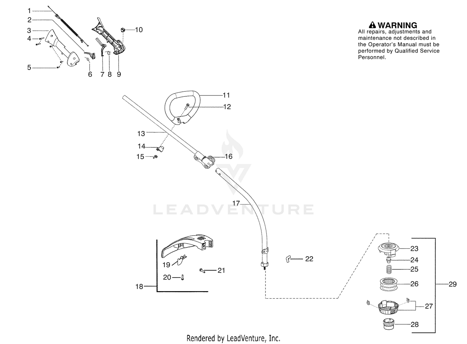 Handle & Shaft Assembly