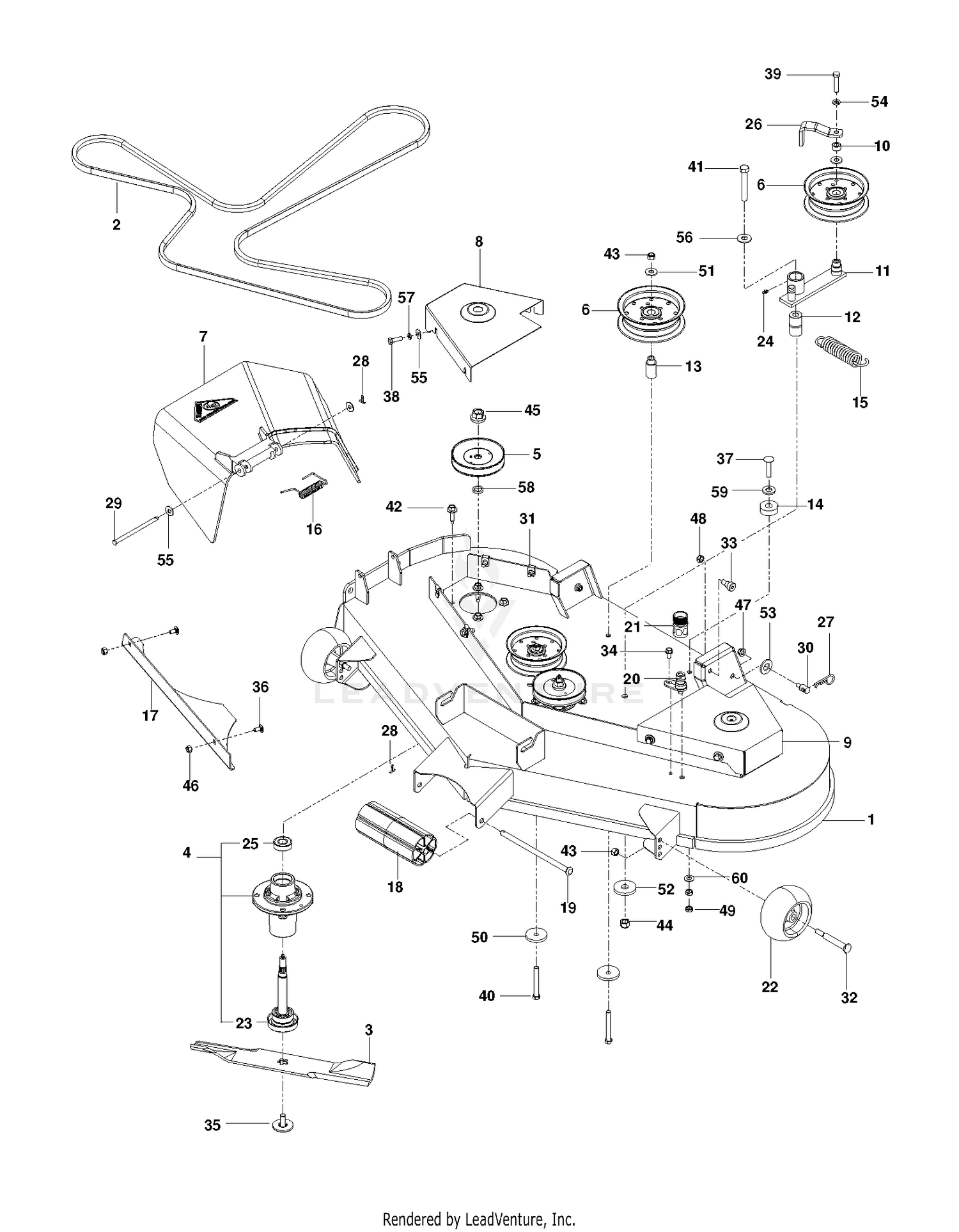 MOWER DECK / CUTTING DECK