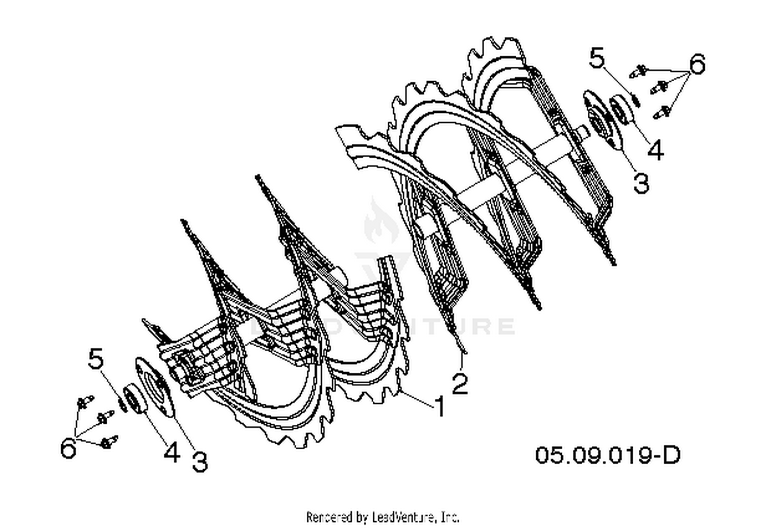 AUGER HOUSING & IMPELLER 2