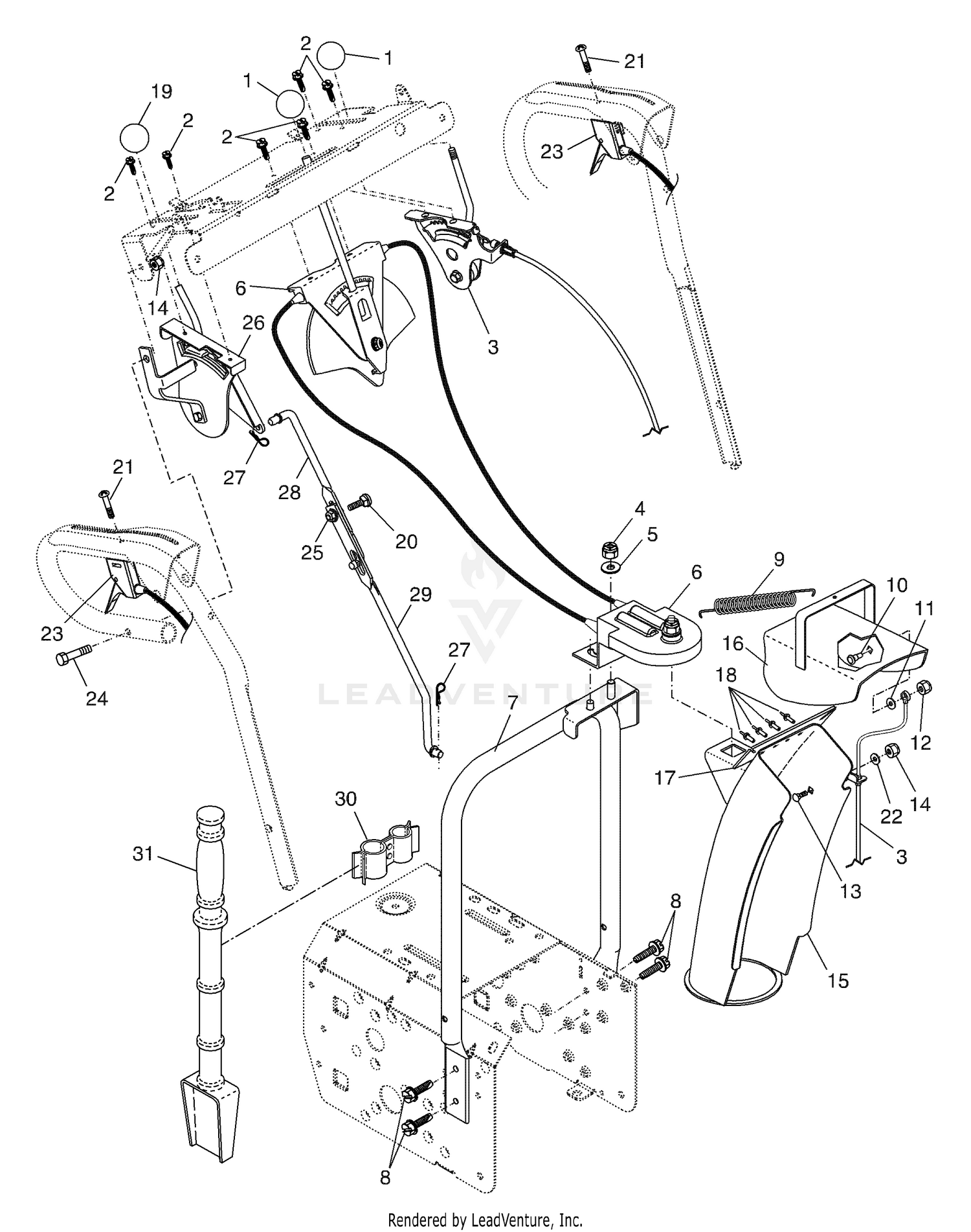 Control Panel / Discharge Chute