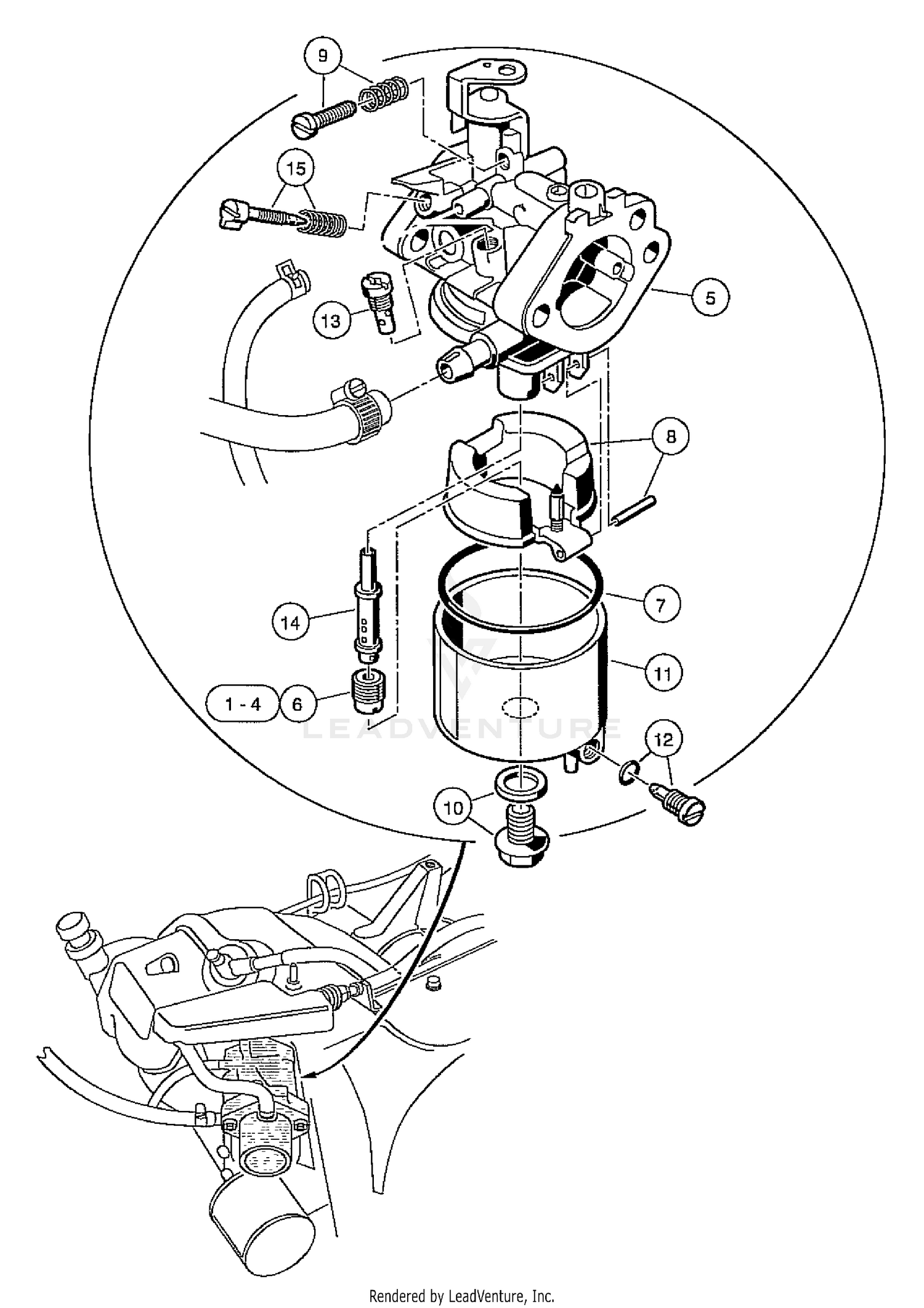Carburetor Assembly - FE350