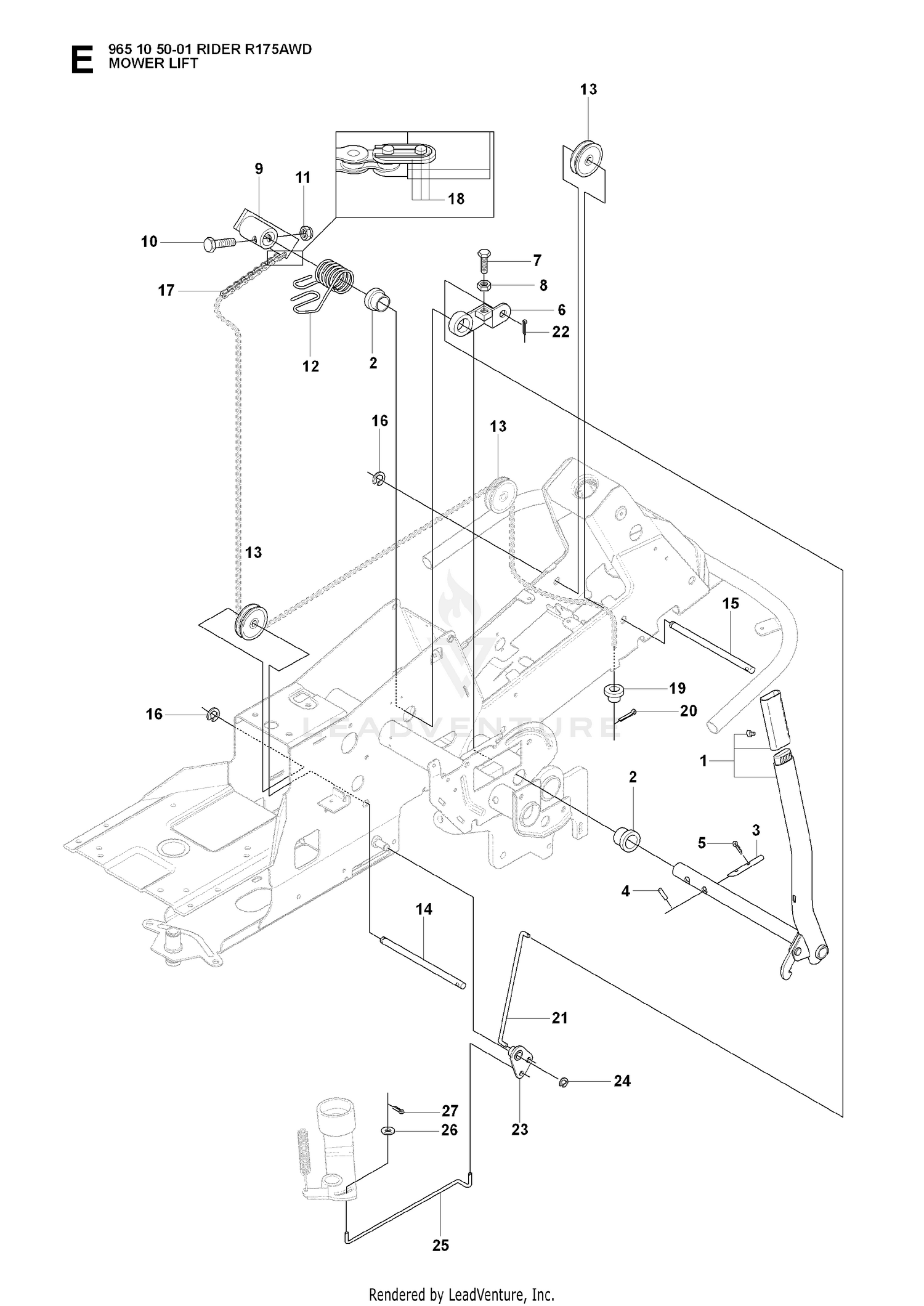 MOWER LIFT / DECK LIFT