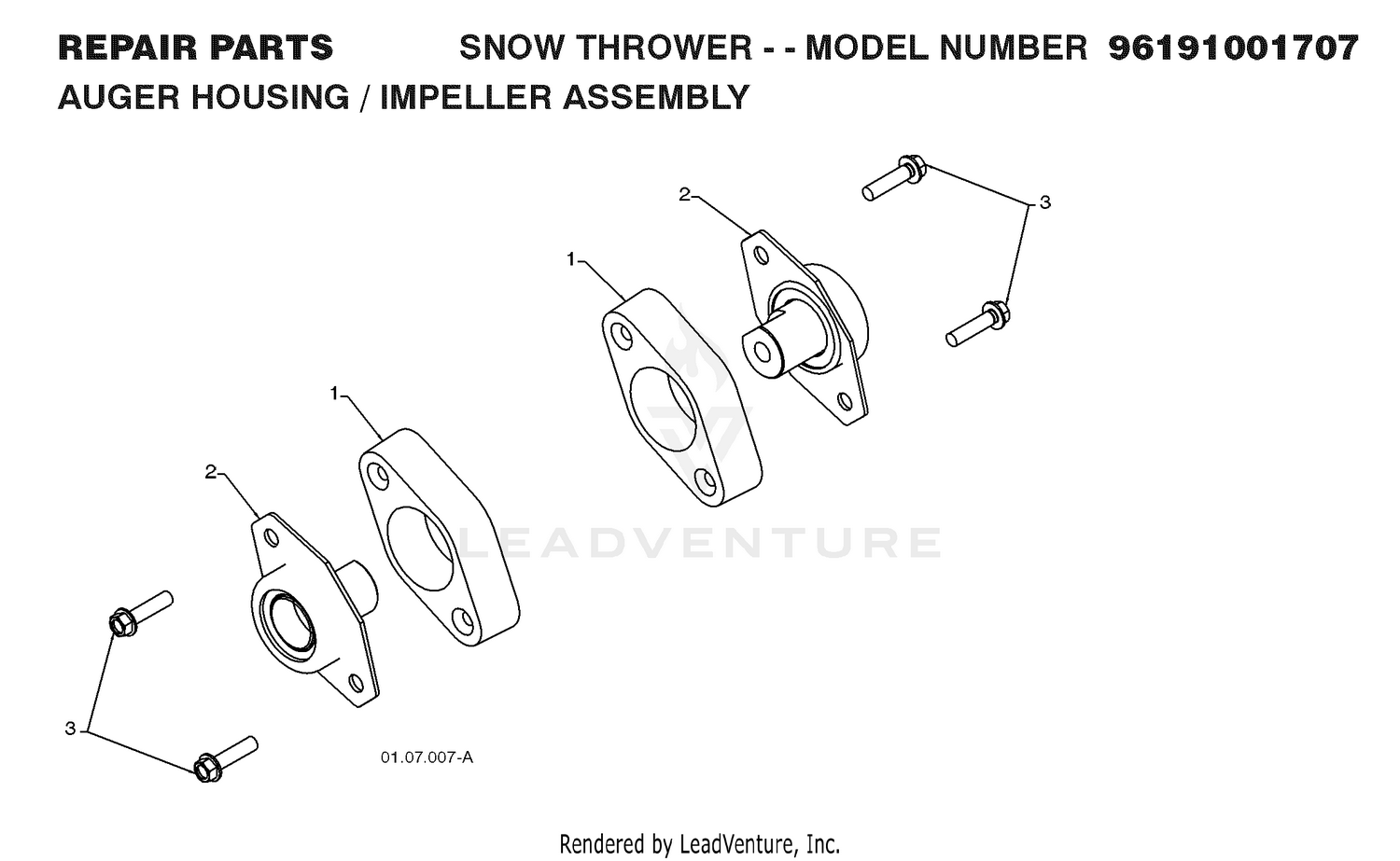 AUGER HOUSING & IMPELLER 3
