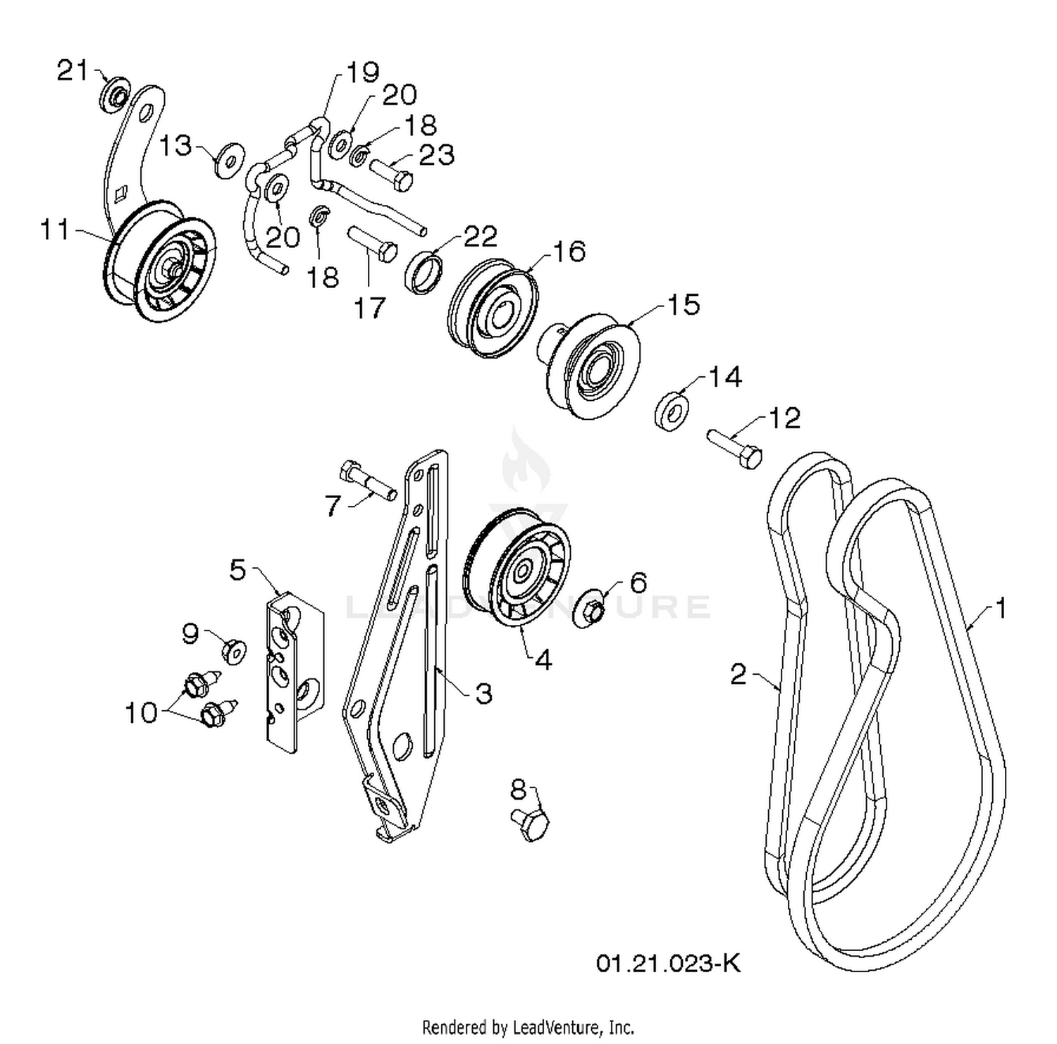 "CHASSIS, ENGINE & PULLEYS" 4
