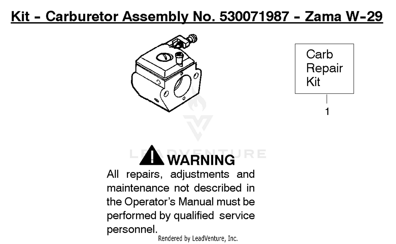 Carburetor Assembly