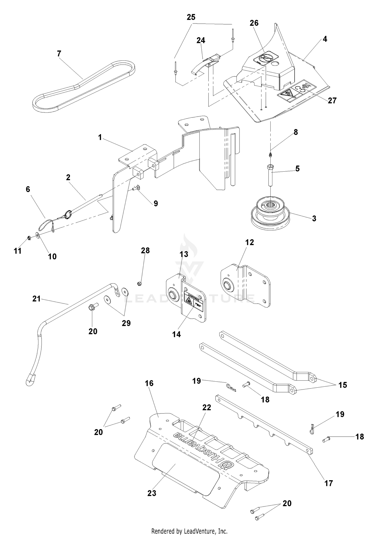 Drive Kit Assembly (iZ, 48", 52" And 61" Decks)