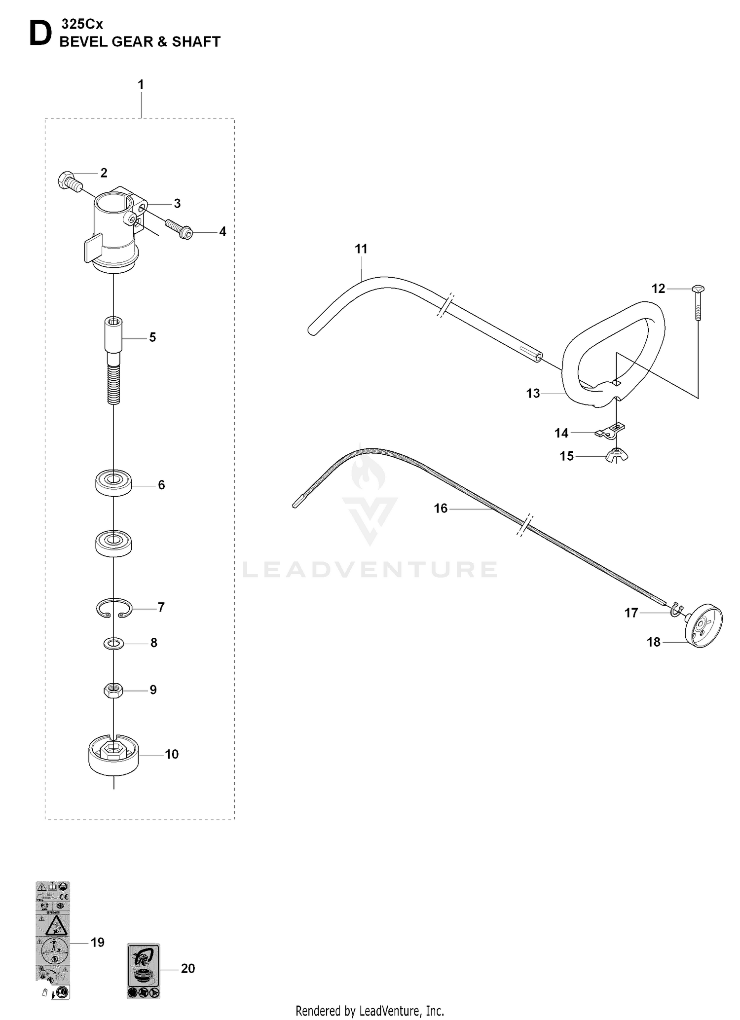 BEVEL GEAR & SHAFT