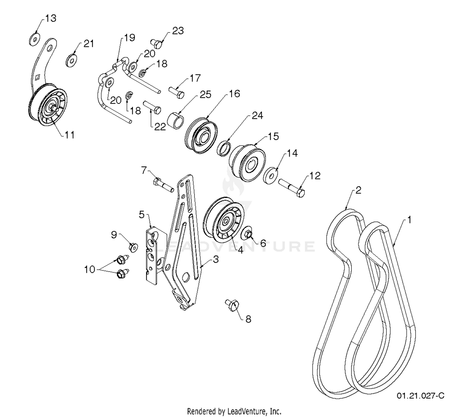 "CHASSIS, ENGINE & PULLEYS" 2