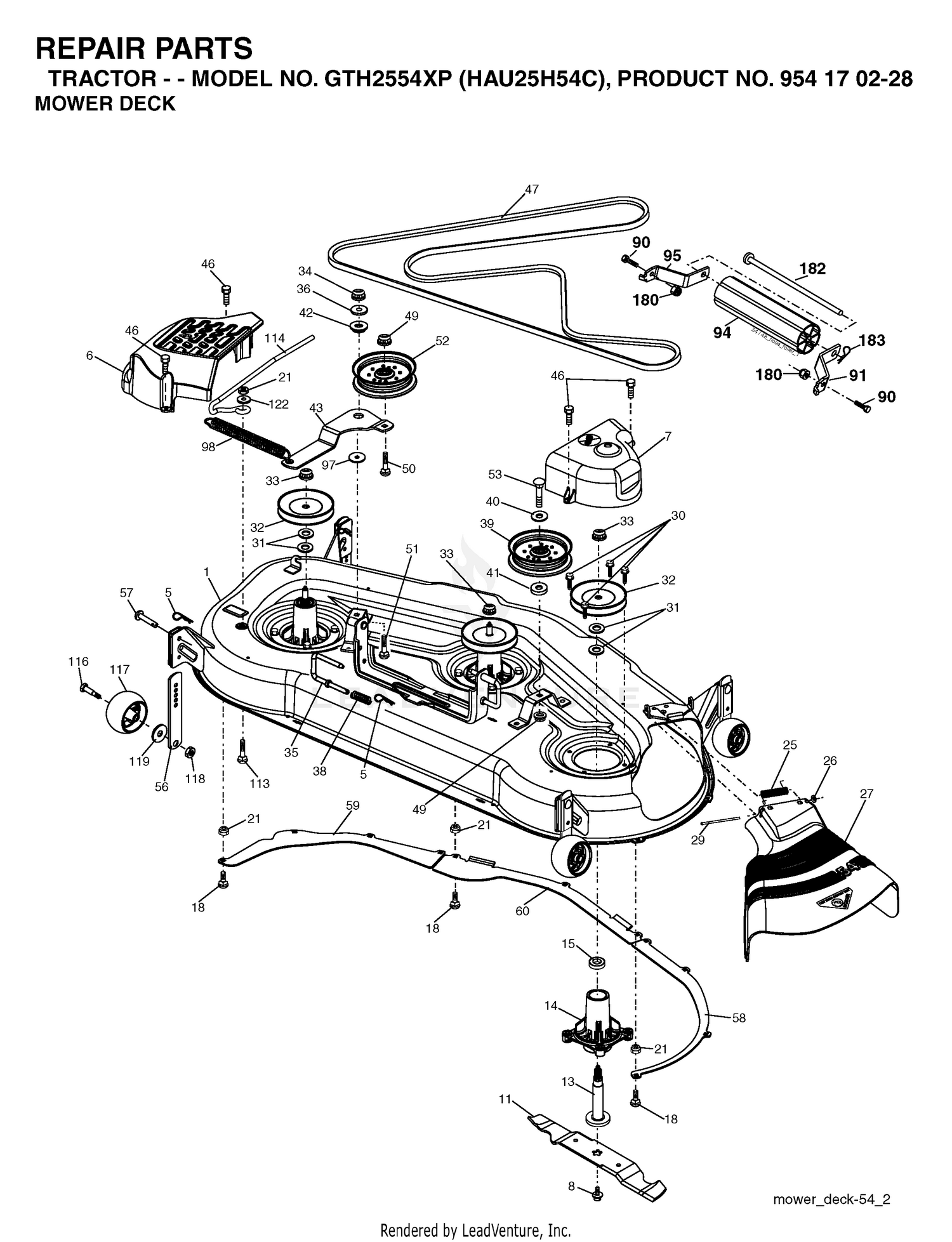 MOWER DECK / CUTTING DECK