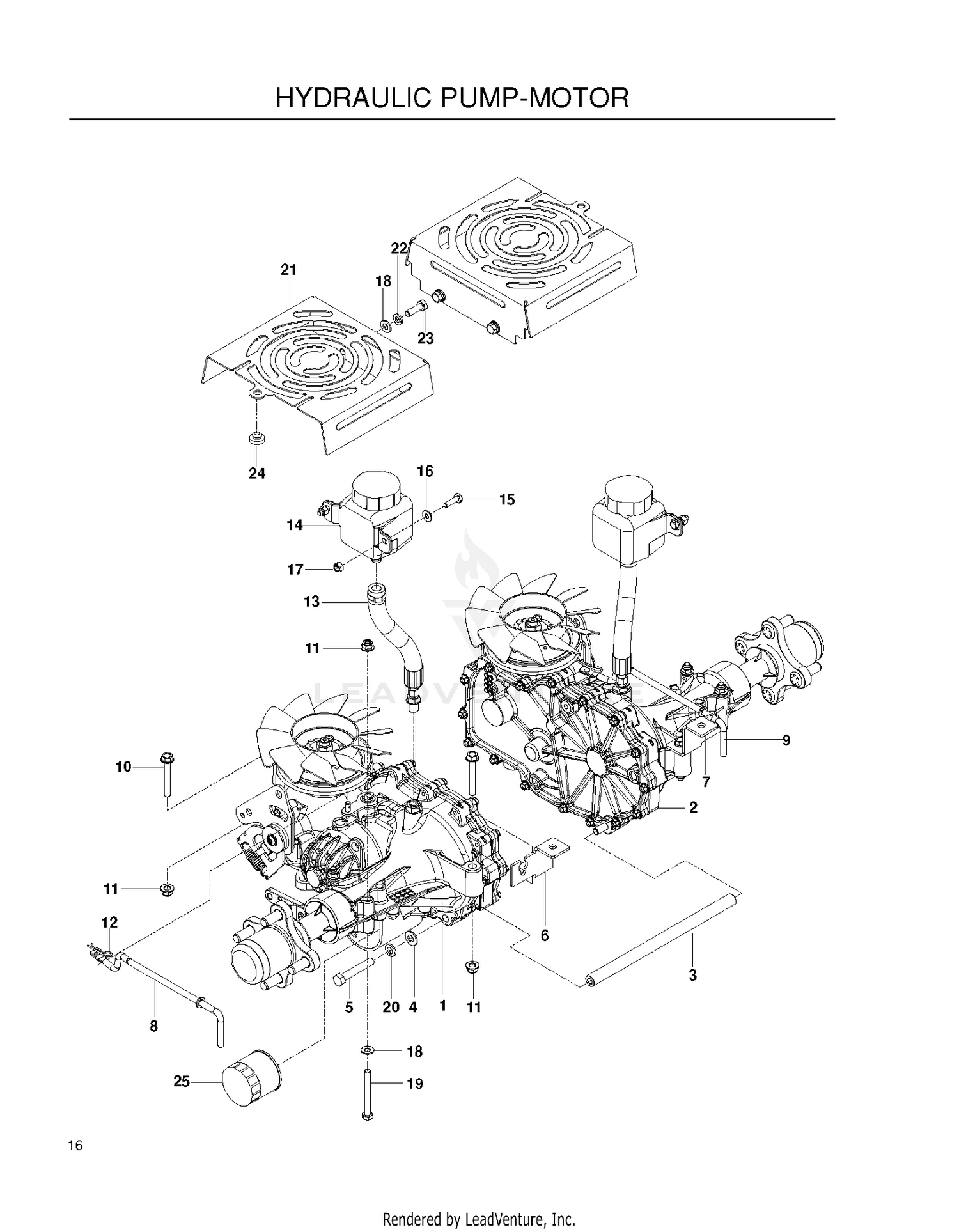 HYDRAULIC PUMP - MOTOR