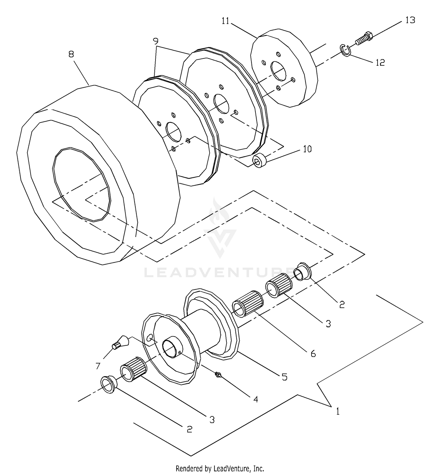 Traction Wheel Assembly