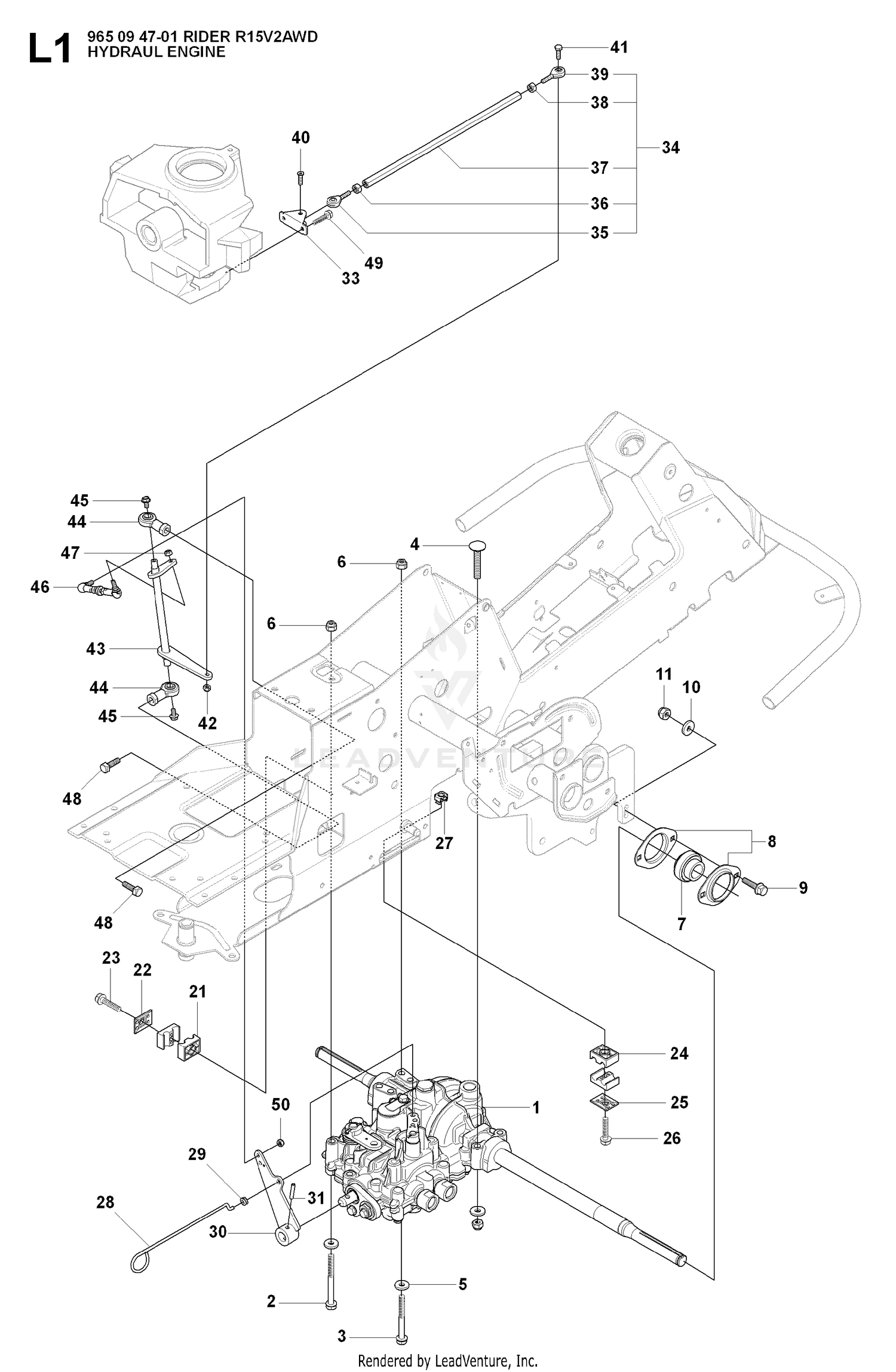 HYDRAULIC PUMP - MOTOR