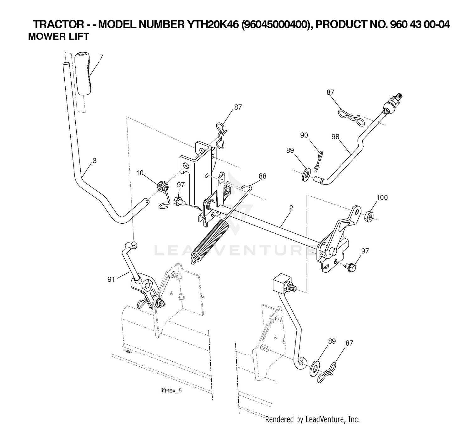 MOWER LIFT / DECK LIFT