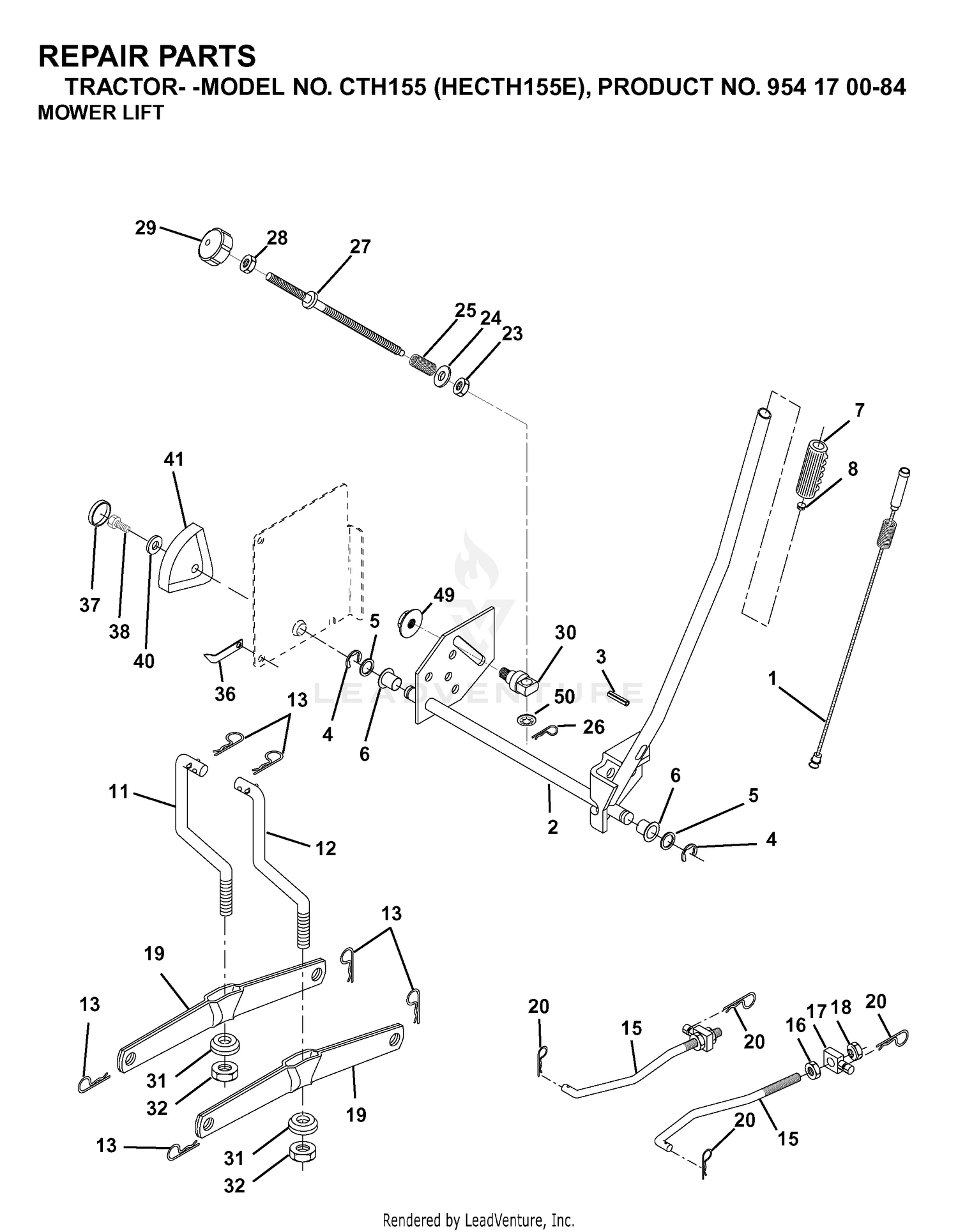 MOWER LIFT / DECK LIFT