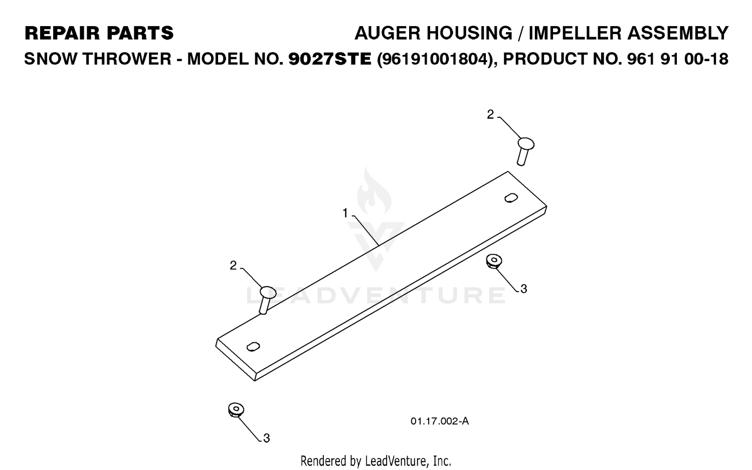 AUGER HOUSING & IMPELLER 3