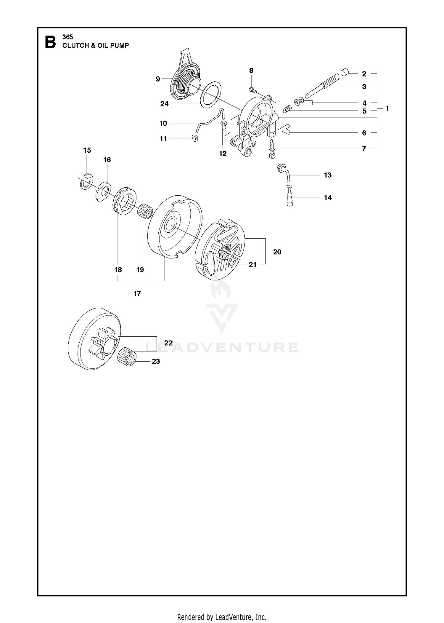 CLUTCH & OIL PUMP