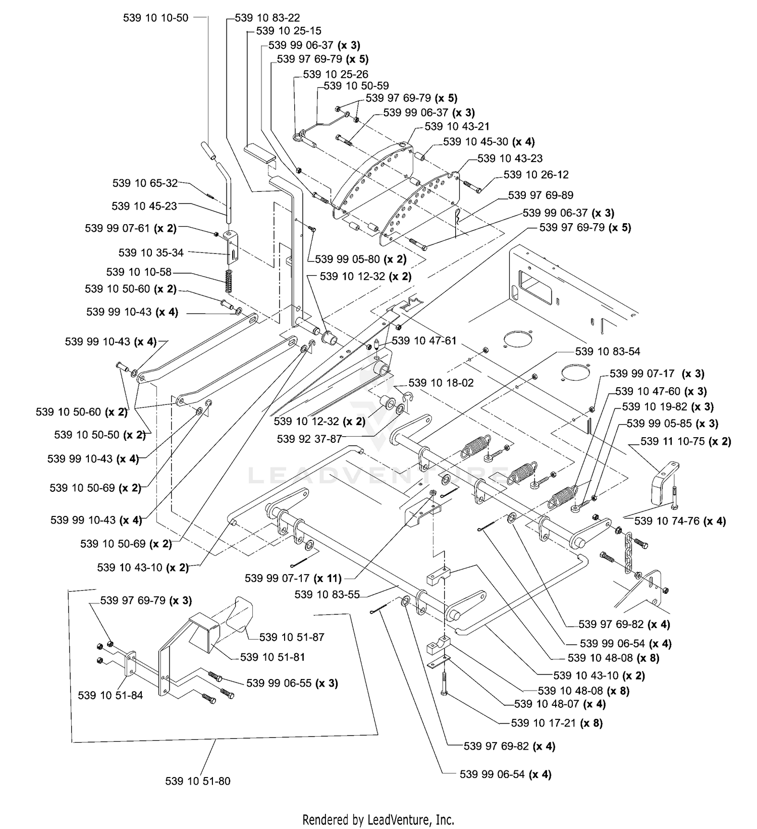 Deck Lift Assembly