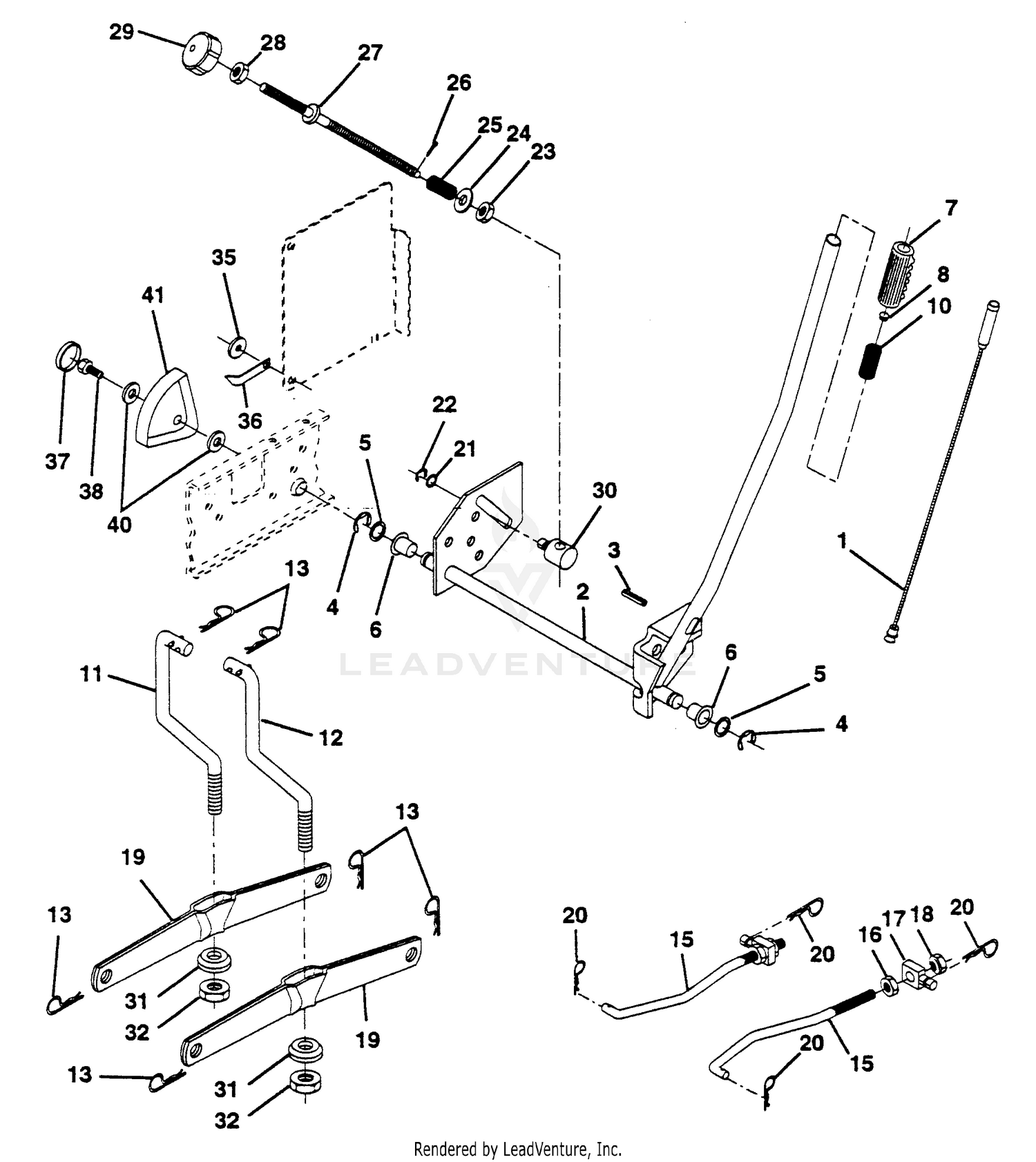 Mower Lift Assembly