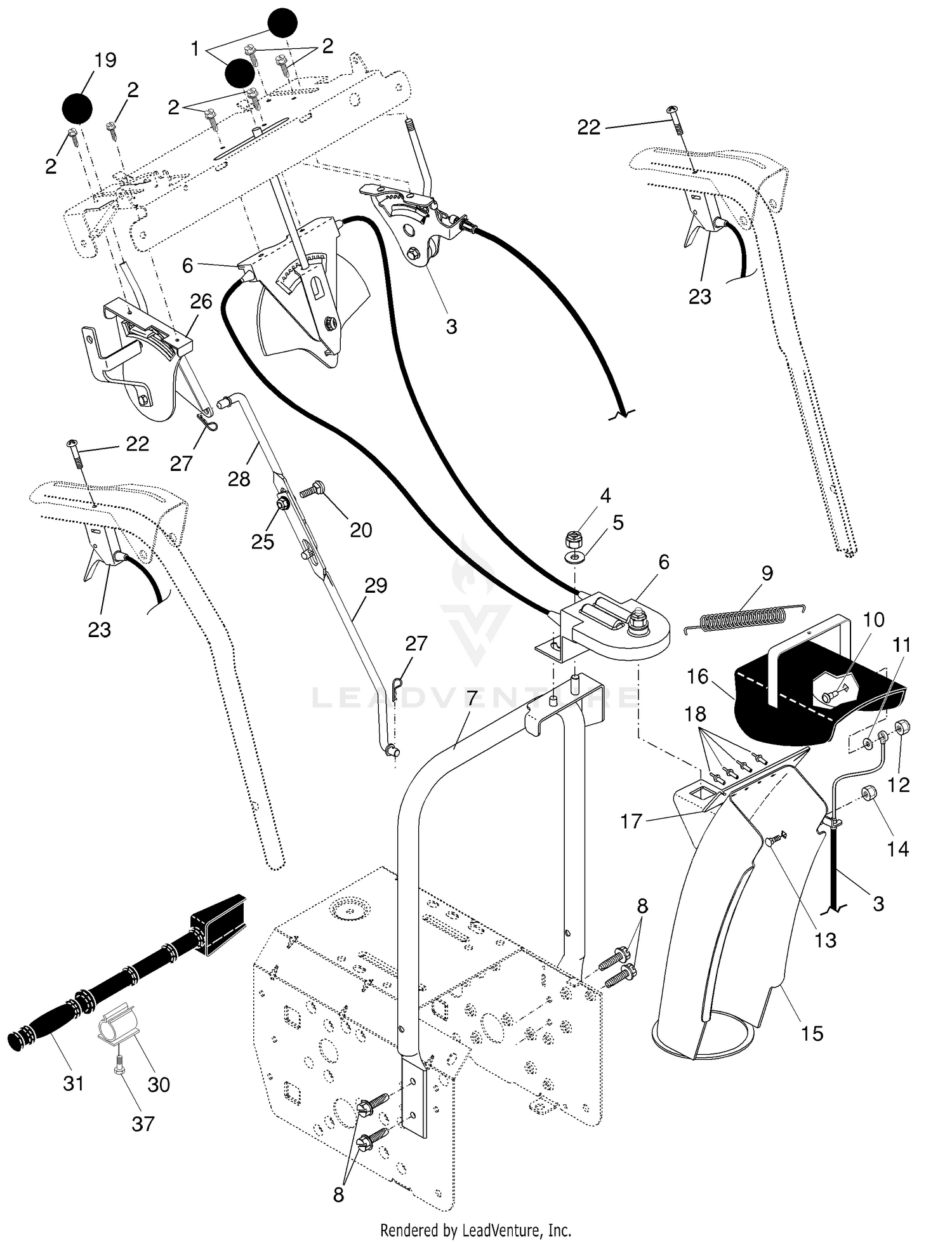 Control Panel / Discharge Chute