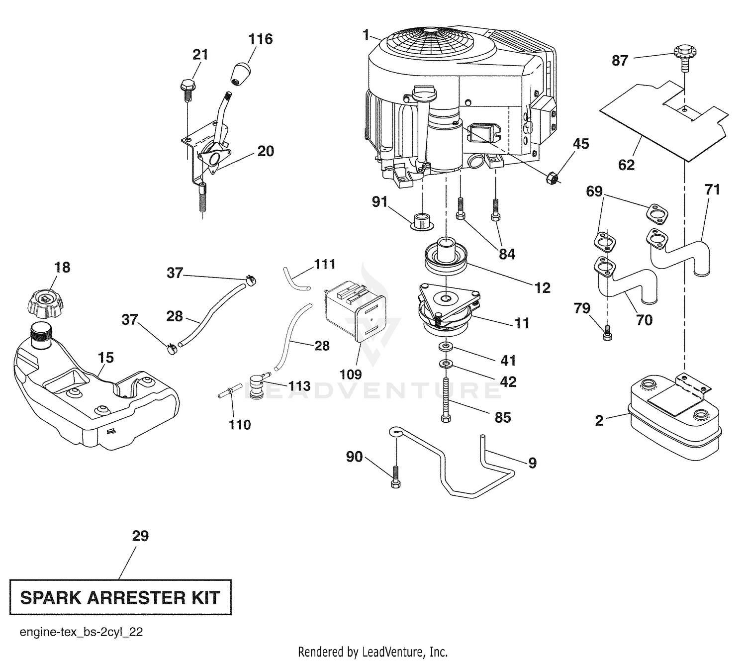 Engine / Fuel Tank