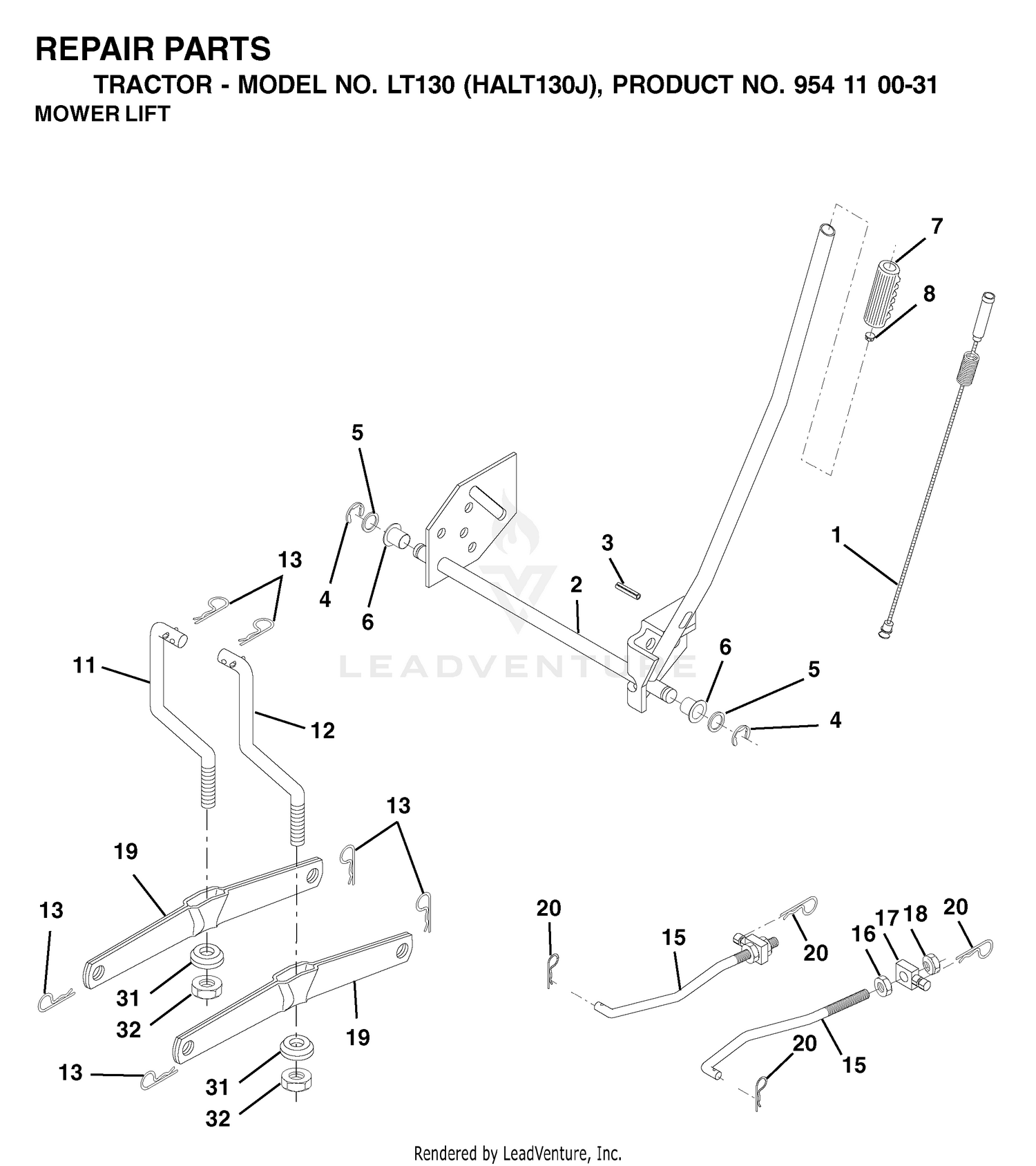 MOWER LIFT / DECK LIFT