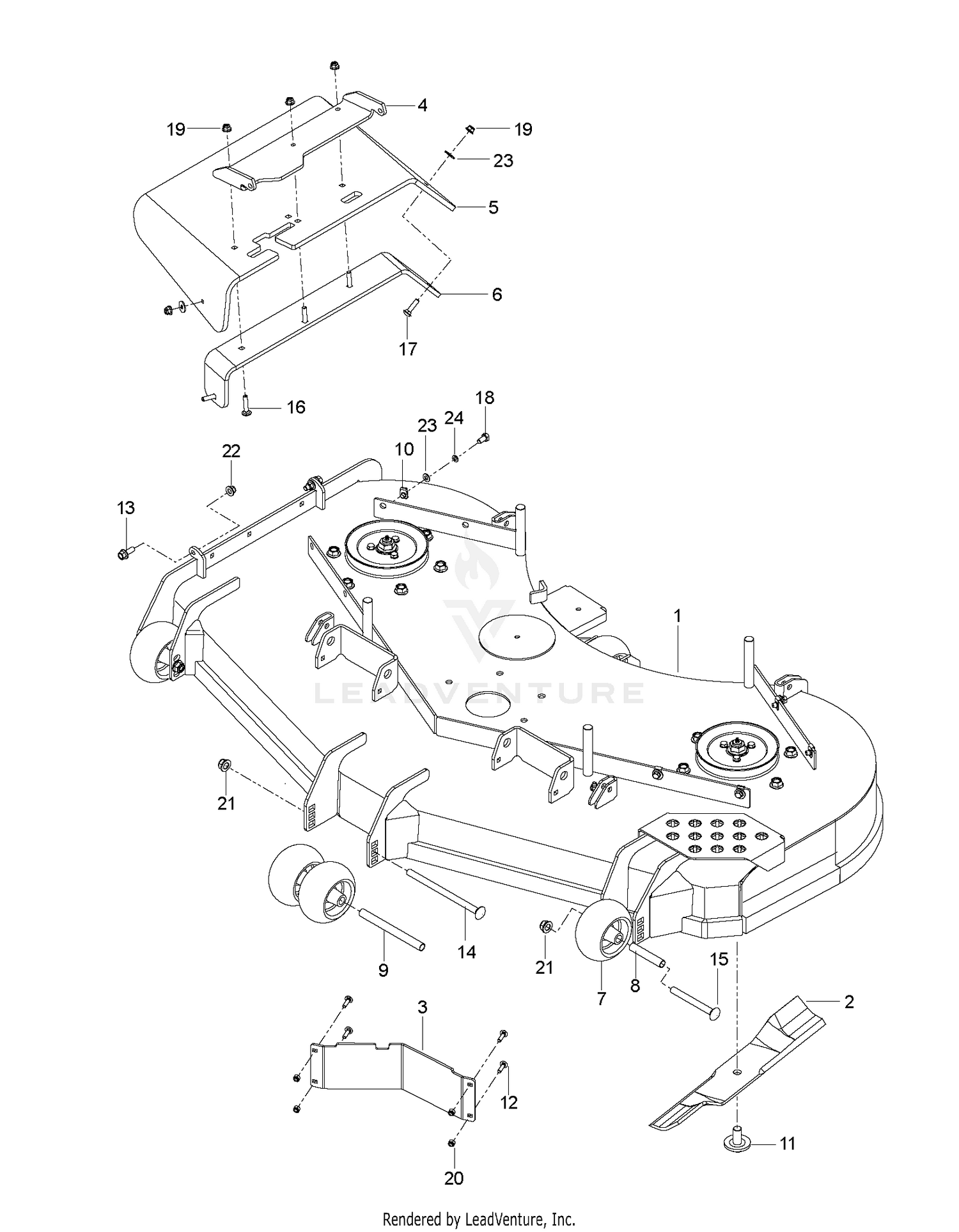 MOWER DECK / CUTTING DECK