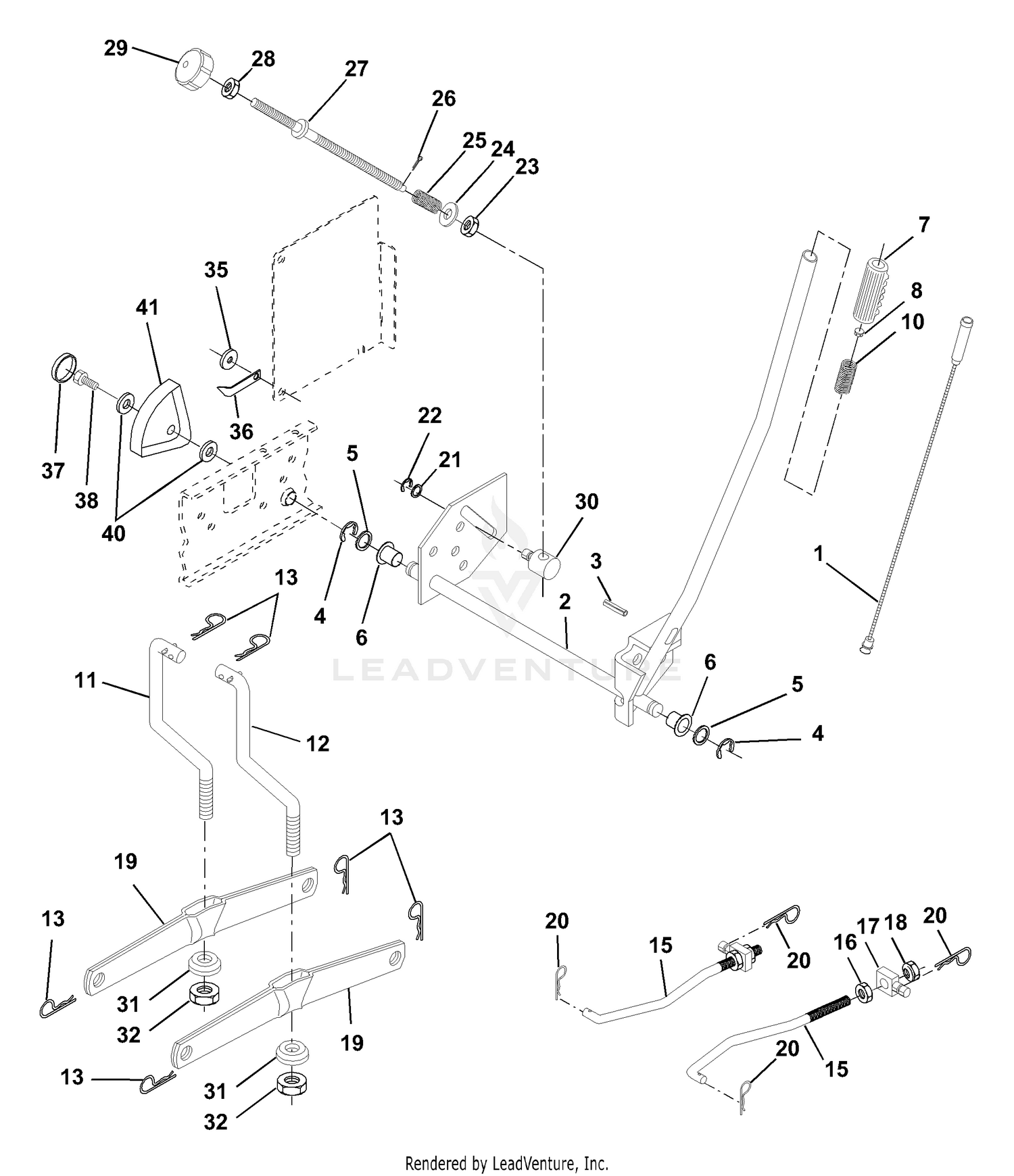 Mower Lift Assembly