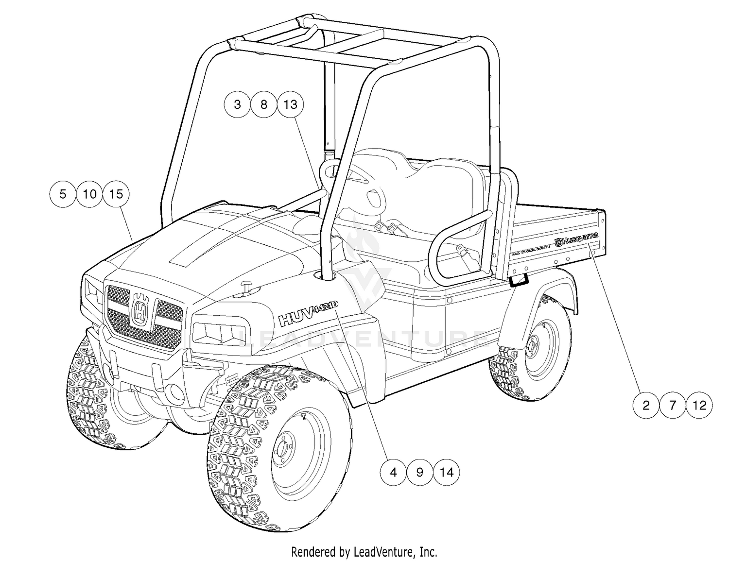Badging Decals, HUV 4421-D