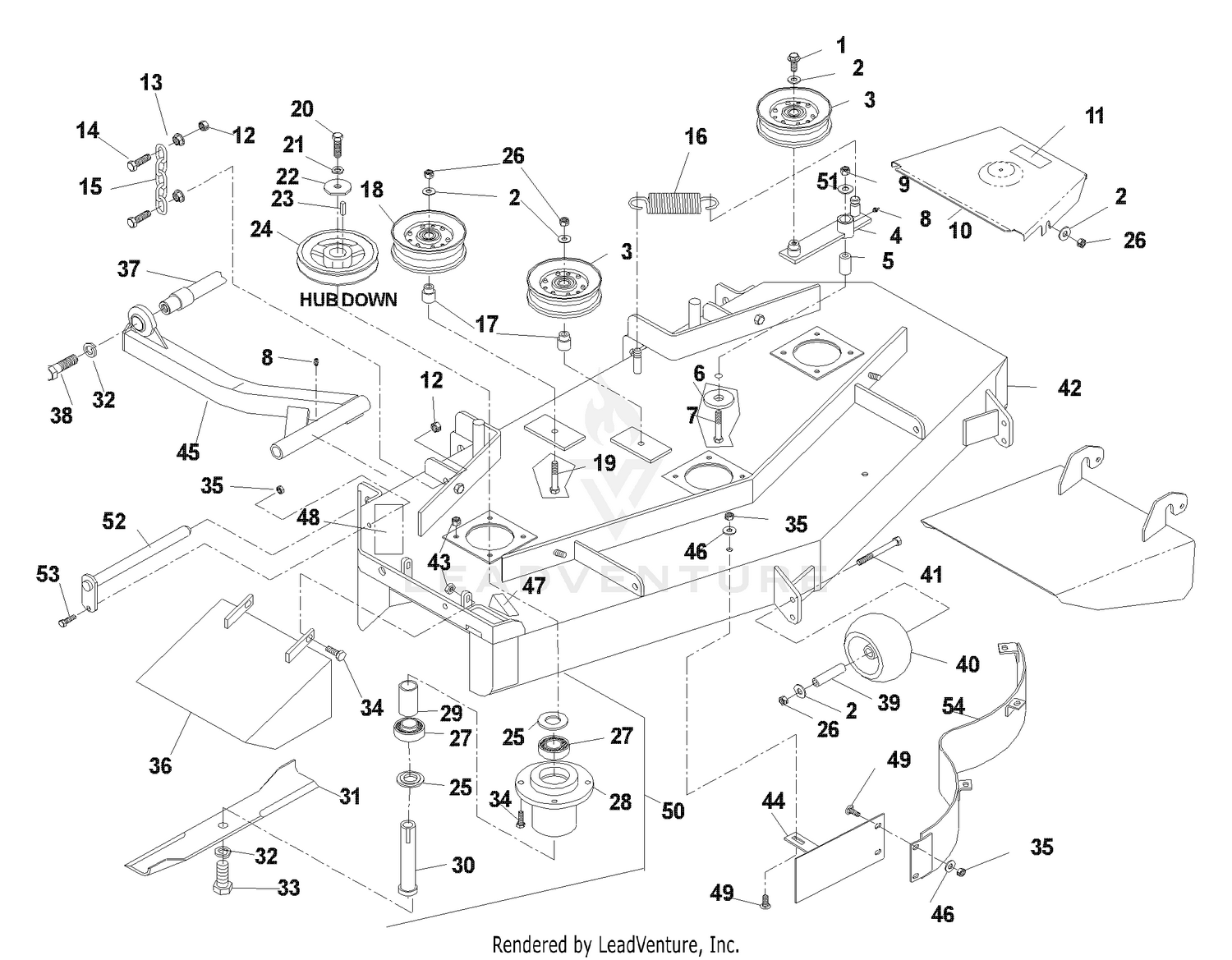 Deck Assembly 48"