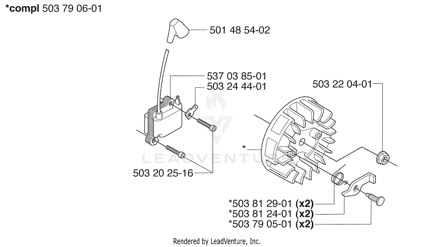 Cylinder, Crankshaft and Carb Parts/WT548A