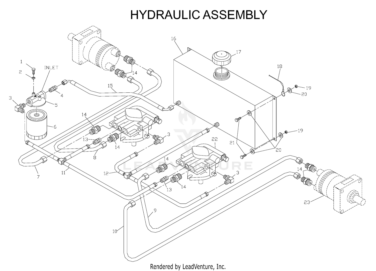 HYDRAULIC PUMP - MOTOR