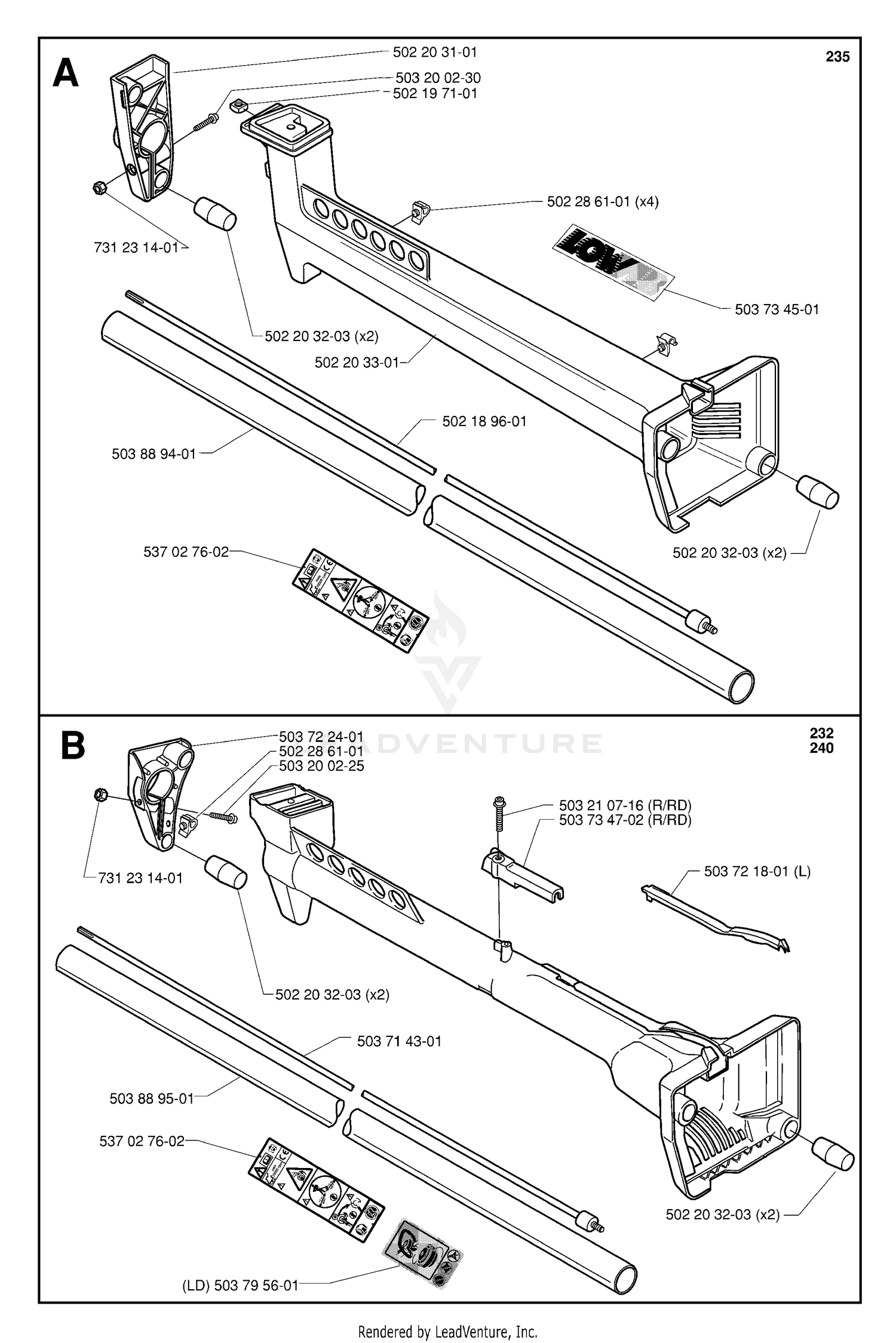 SHAFT & HANDLE