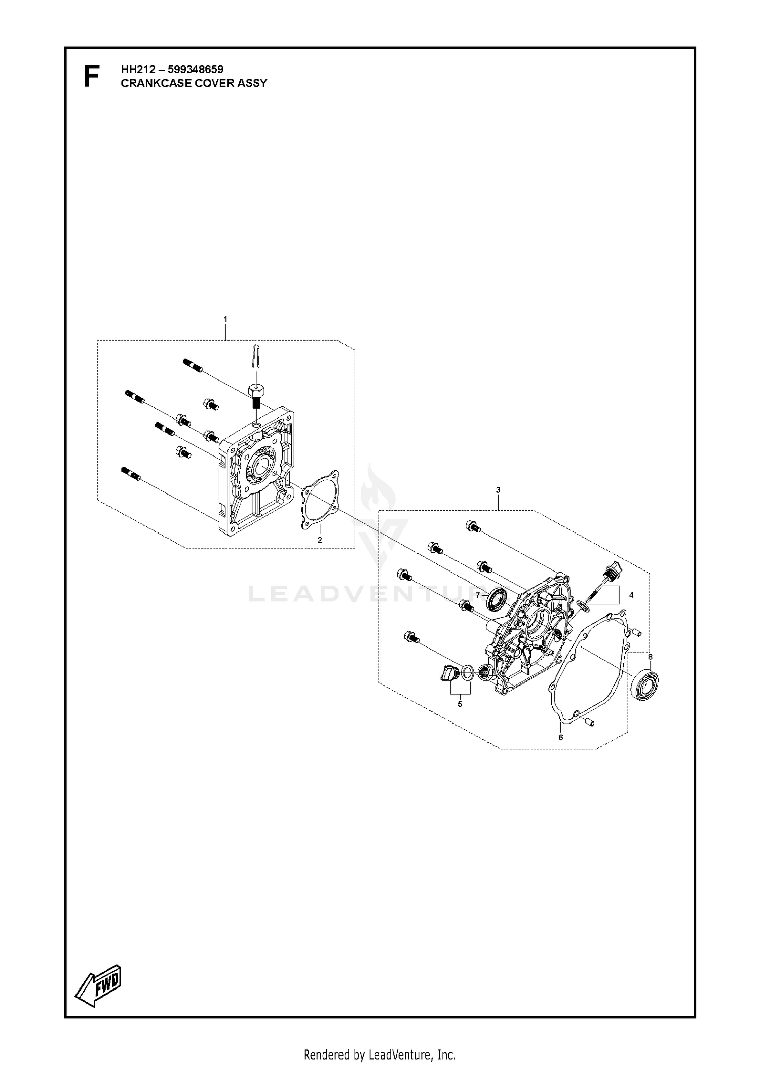 CRANKCASE COVER ASSY