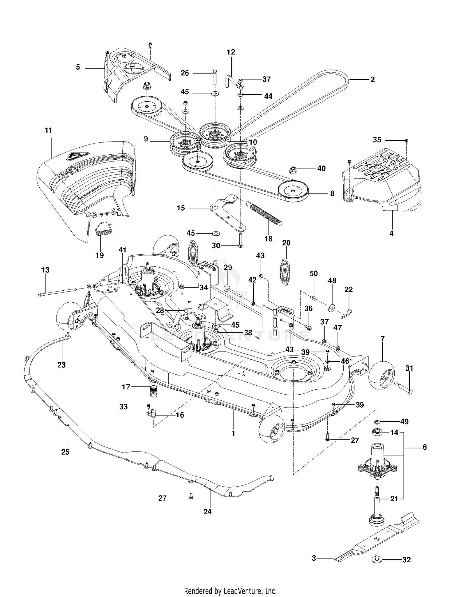 MOWER DECK / CUTTING DECK