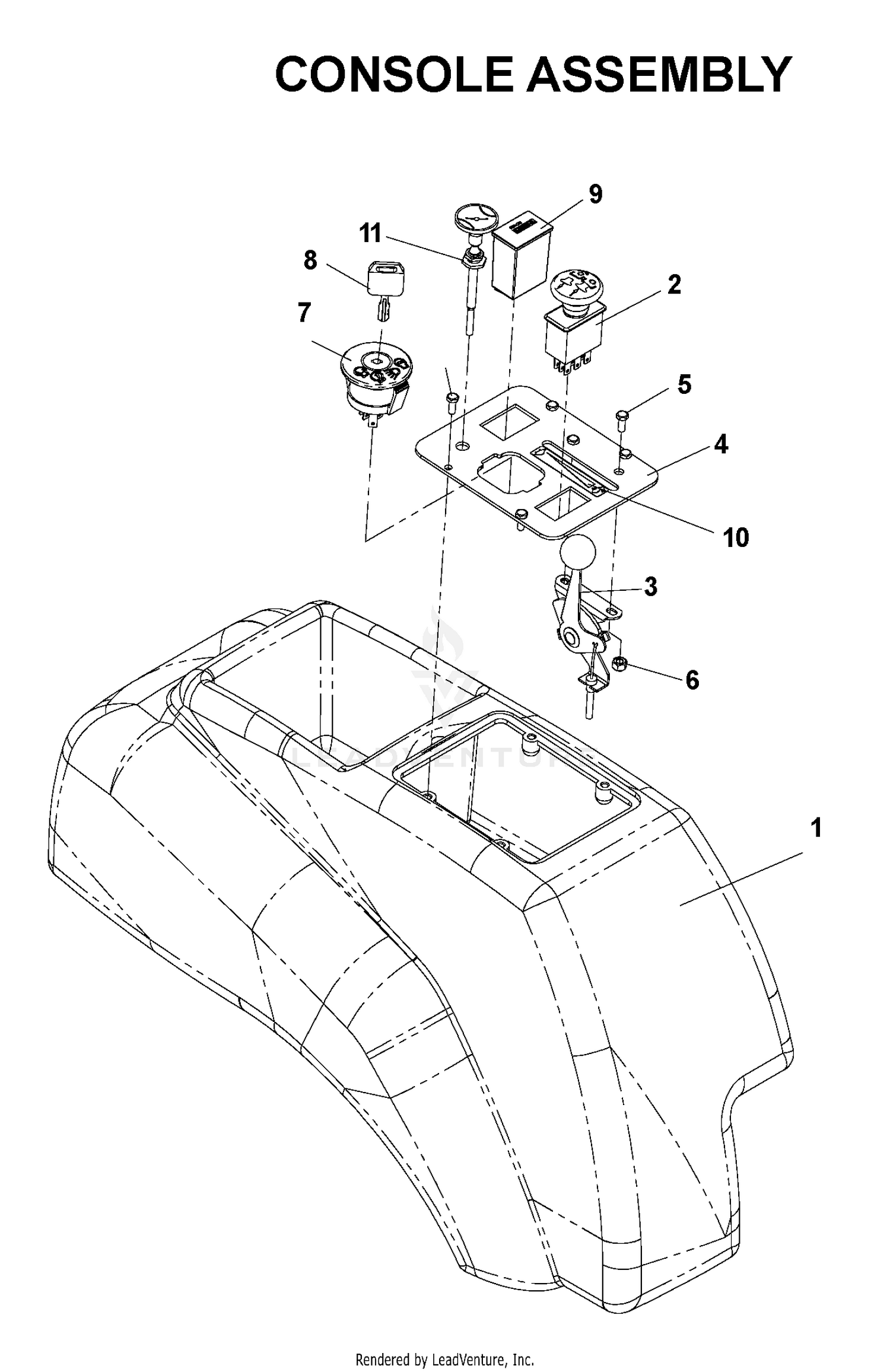 CONTROL PANEL & DISCHARGE CHUTE