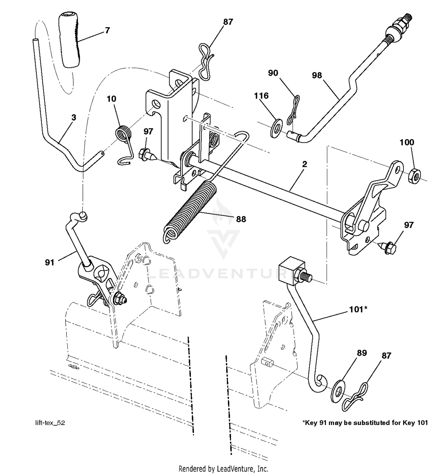 MOWER LIFT / DECK LIFT