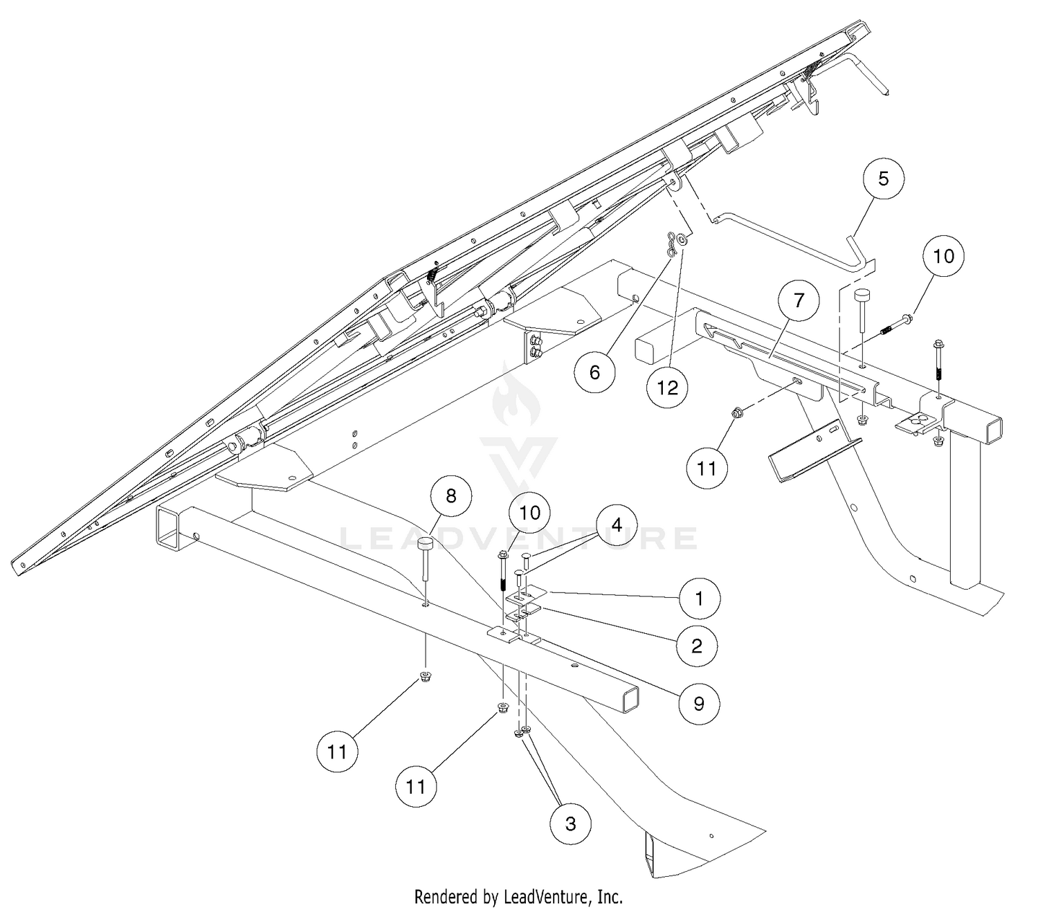 Latch Plate and PropRod
